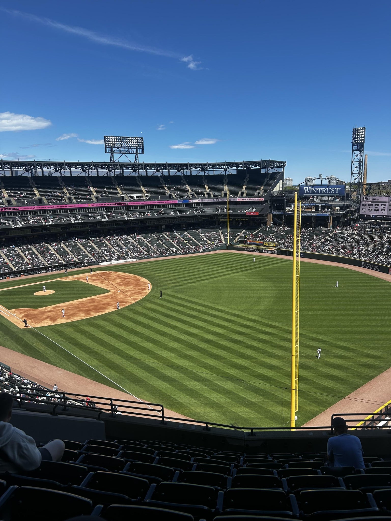 Real Fan View taken from Section 509 at Rate Field by Jahrell Y