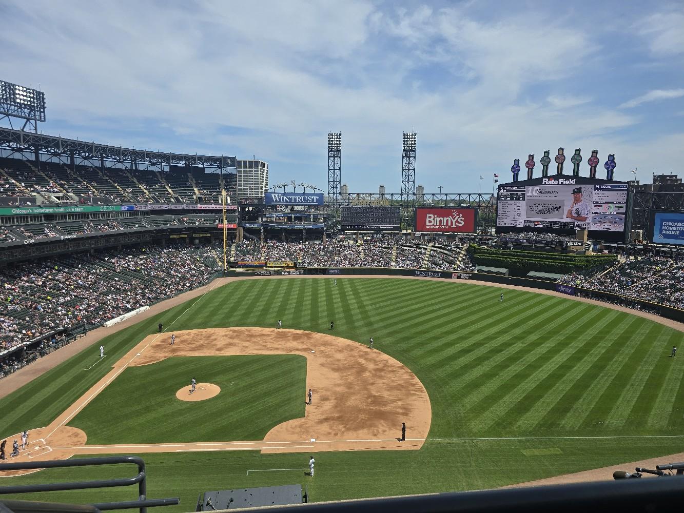 Real Fan View taken from Section 524 at Rate Field by Daisy H