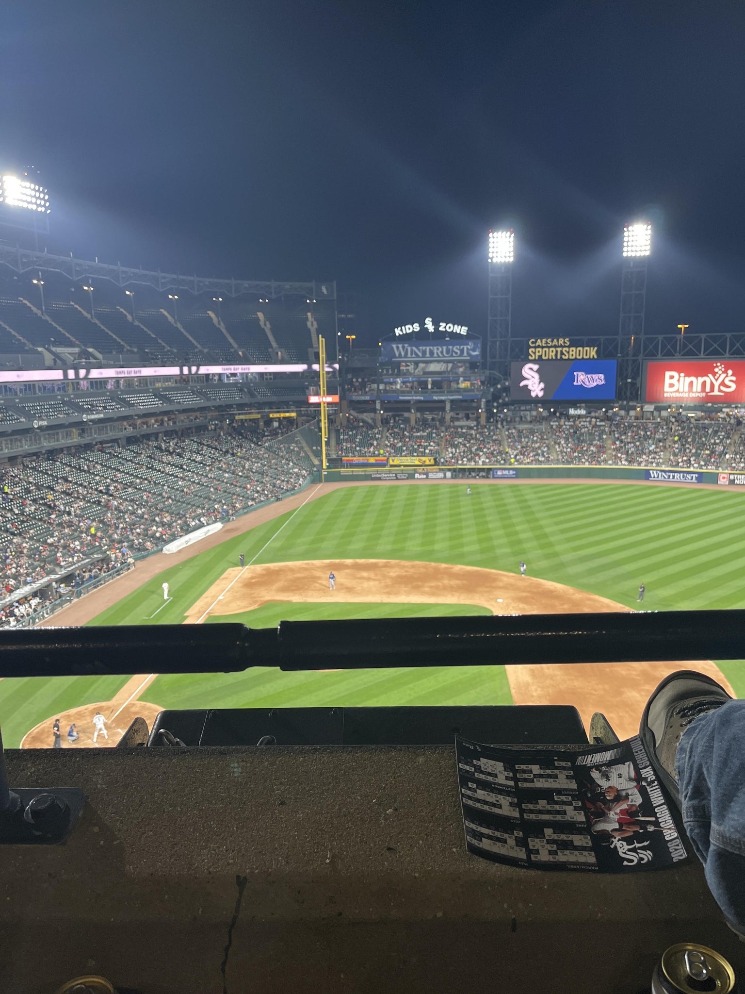 Real Fan View taken from Section 526 at Rate Field by Tyler P