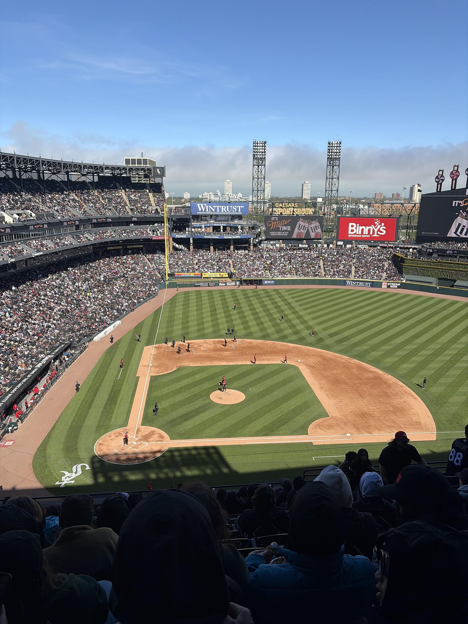 Real Fan View taken from Section 527 at Rate Field by Asia H