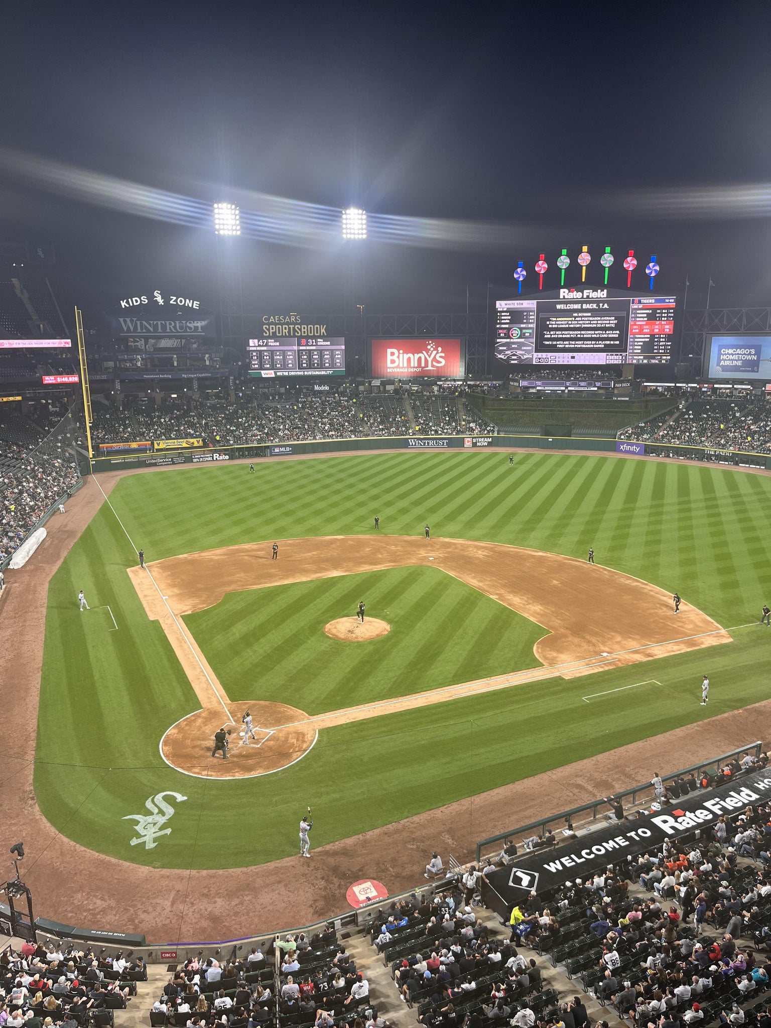 Real Fan View taken from Section 529 at Rate Field by Onanong B