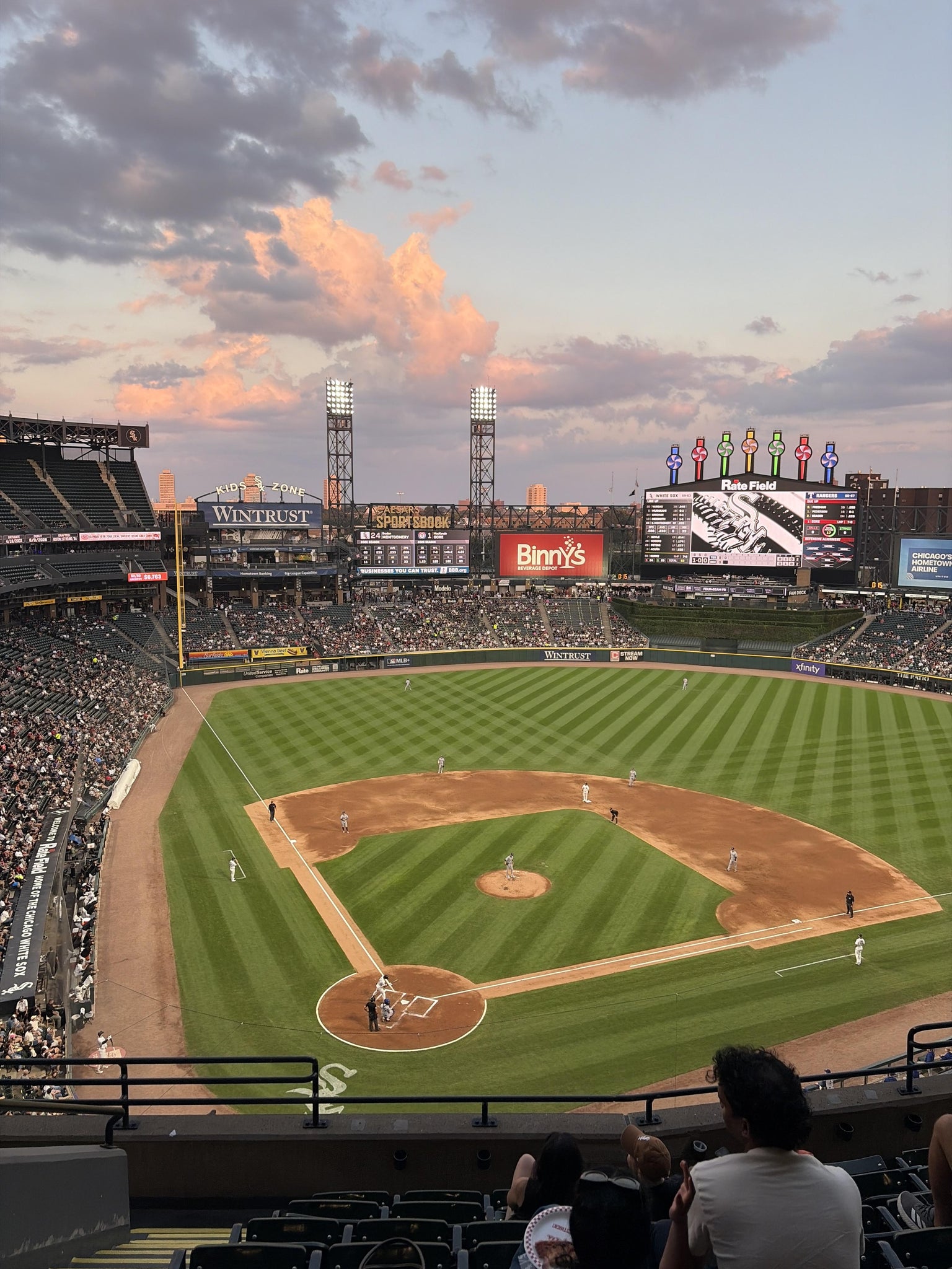 Real Fan View taken from Section 529 at Rate Field by Jordan J