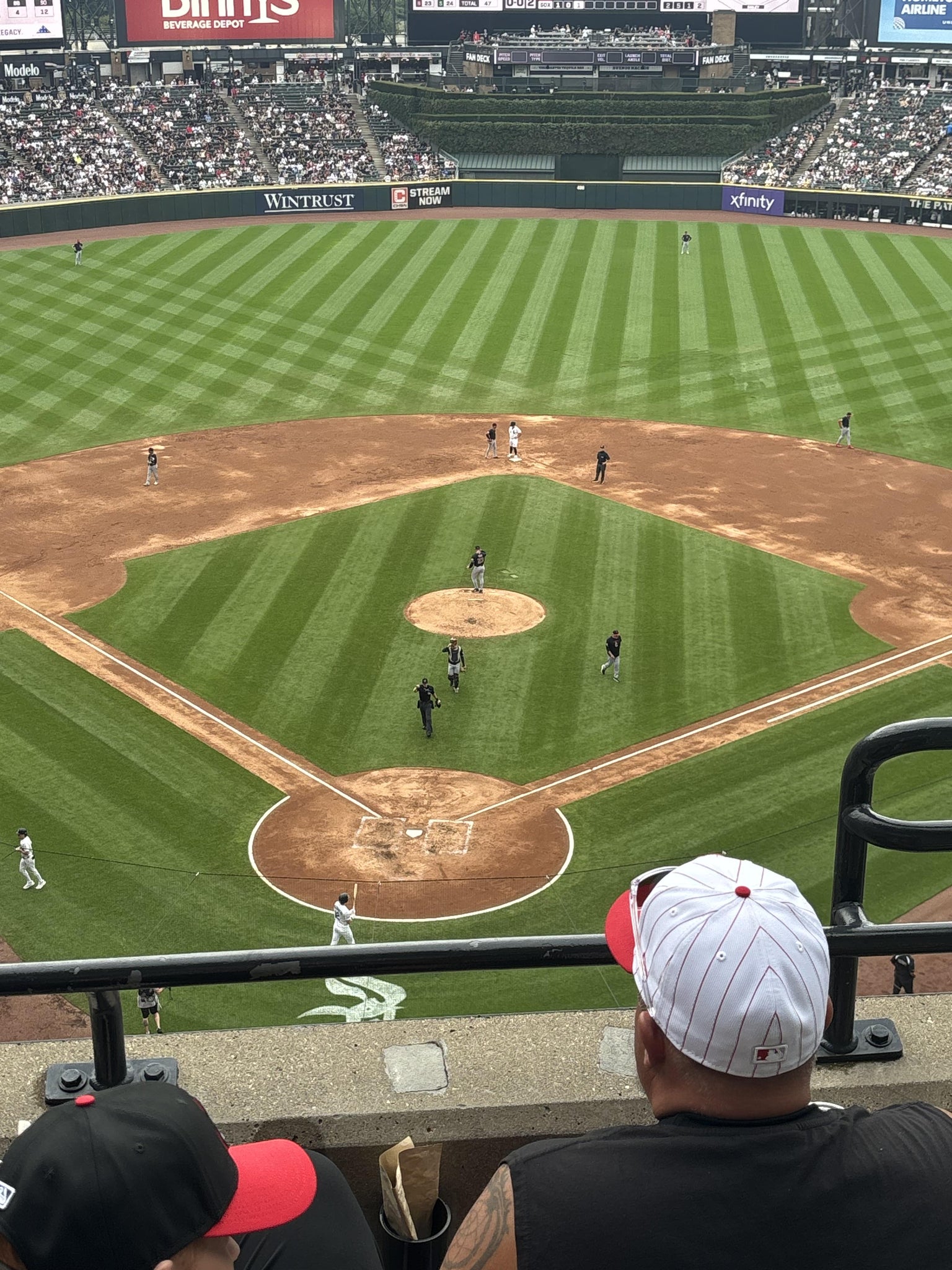 Real Fan View taken from Section 531 at Rate Field by Minako F