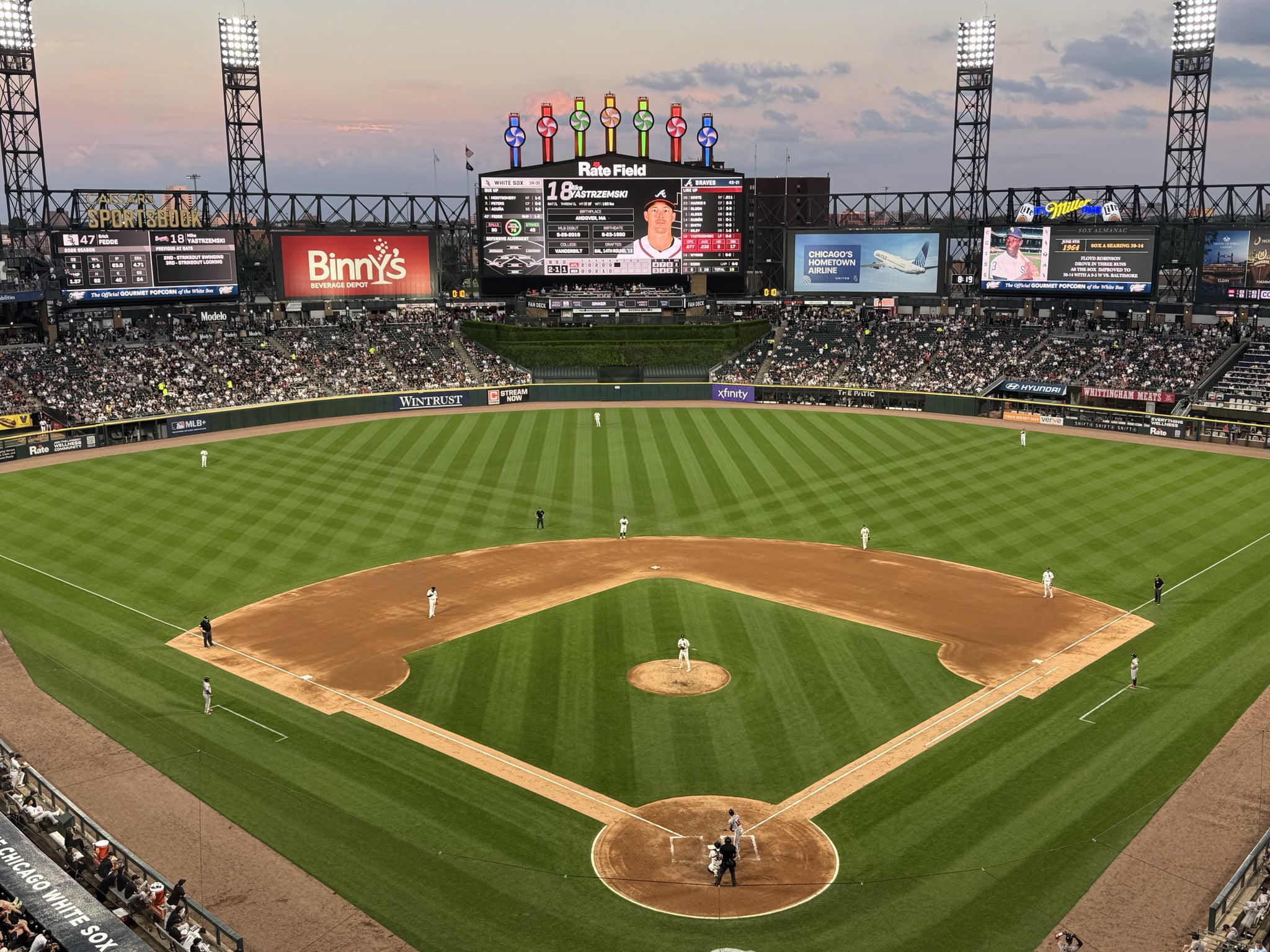 Real Fan View taken from Section 533 at Rate Field by Anonymous User