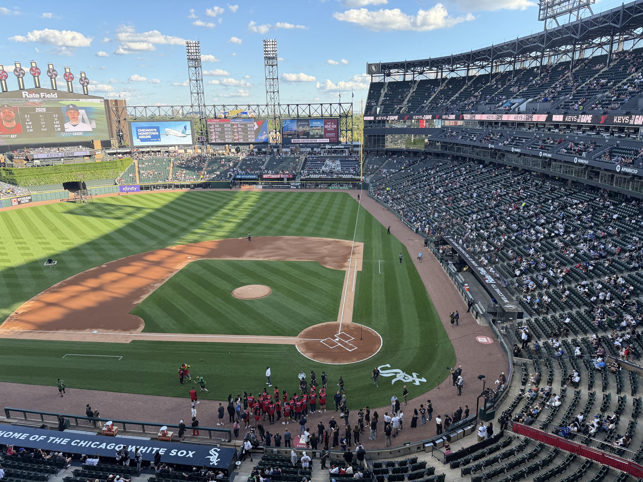 Real Fan View taken from Section 536 at Rate Field by Bryan F