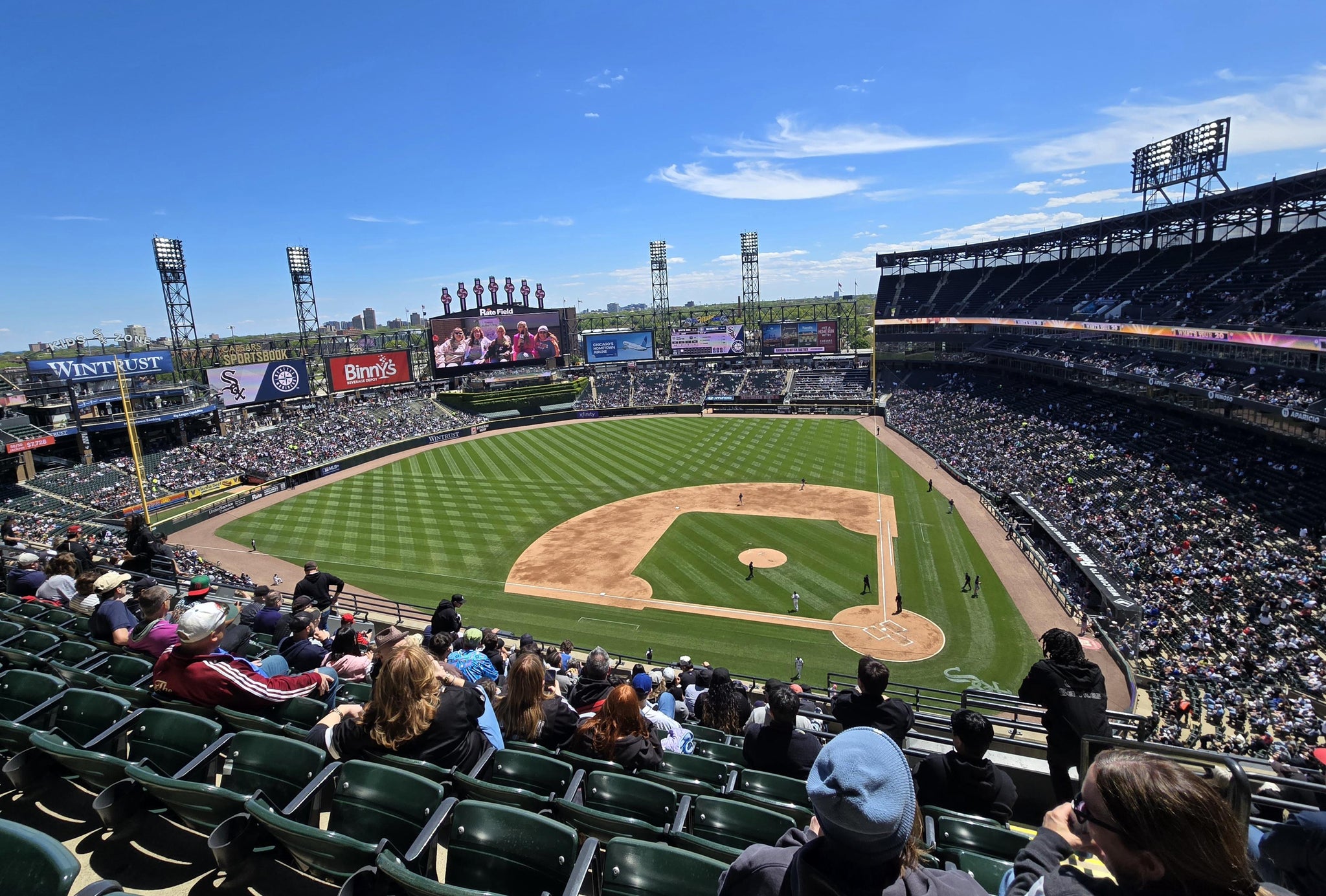 Real Fan View taken from Section 536 at Rate Field by Ryan F