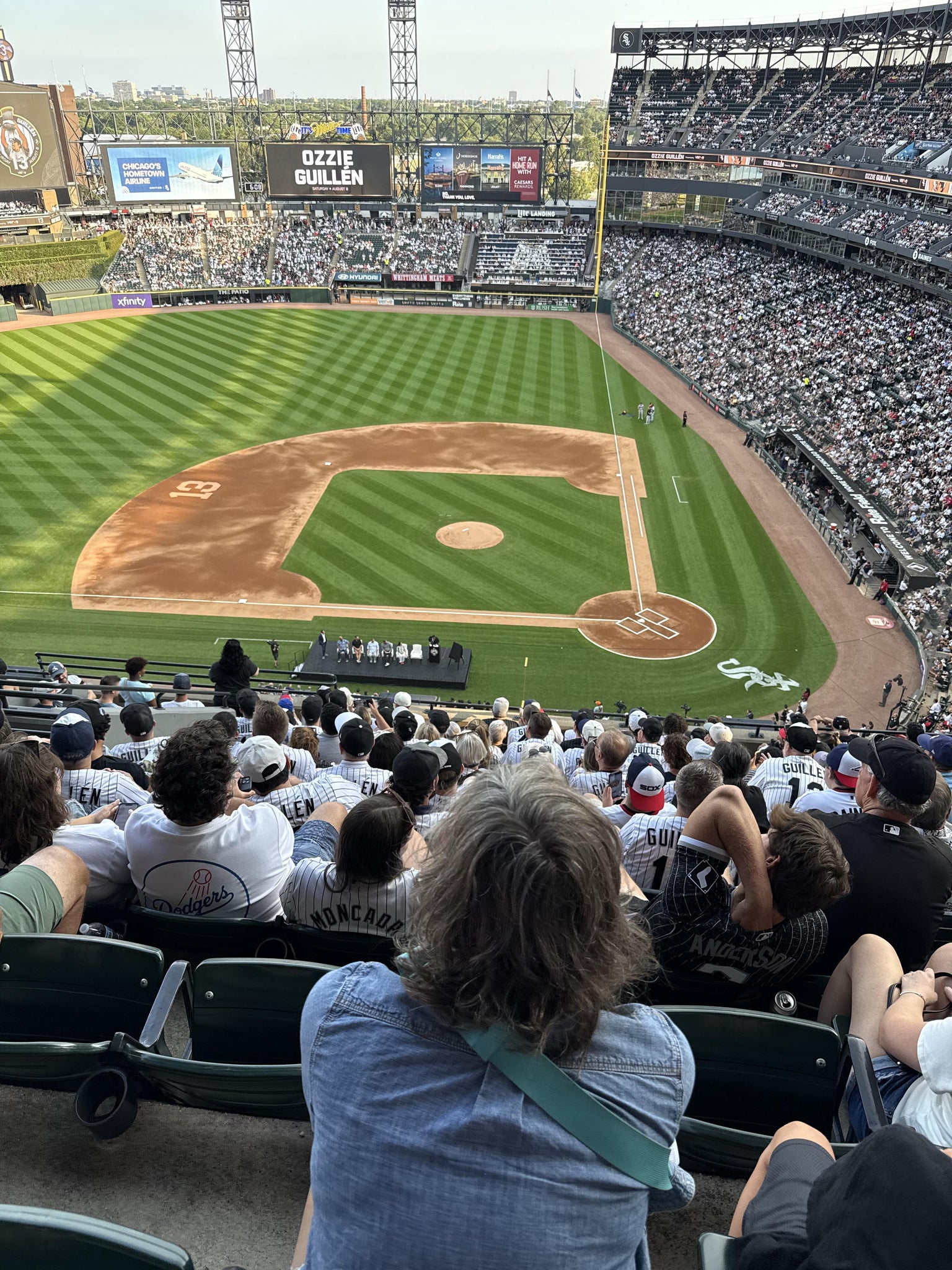 Real Fan View taken from Section 537 at Rate Field by Teresita B
