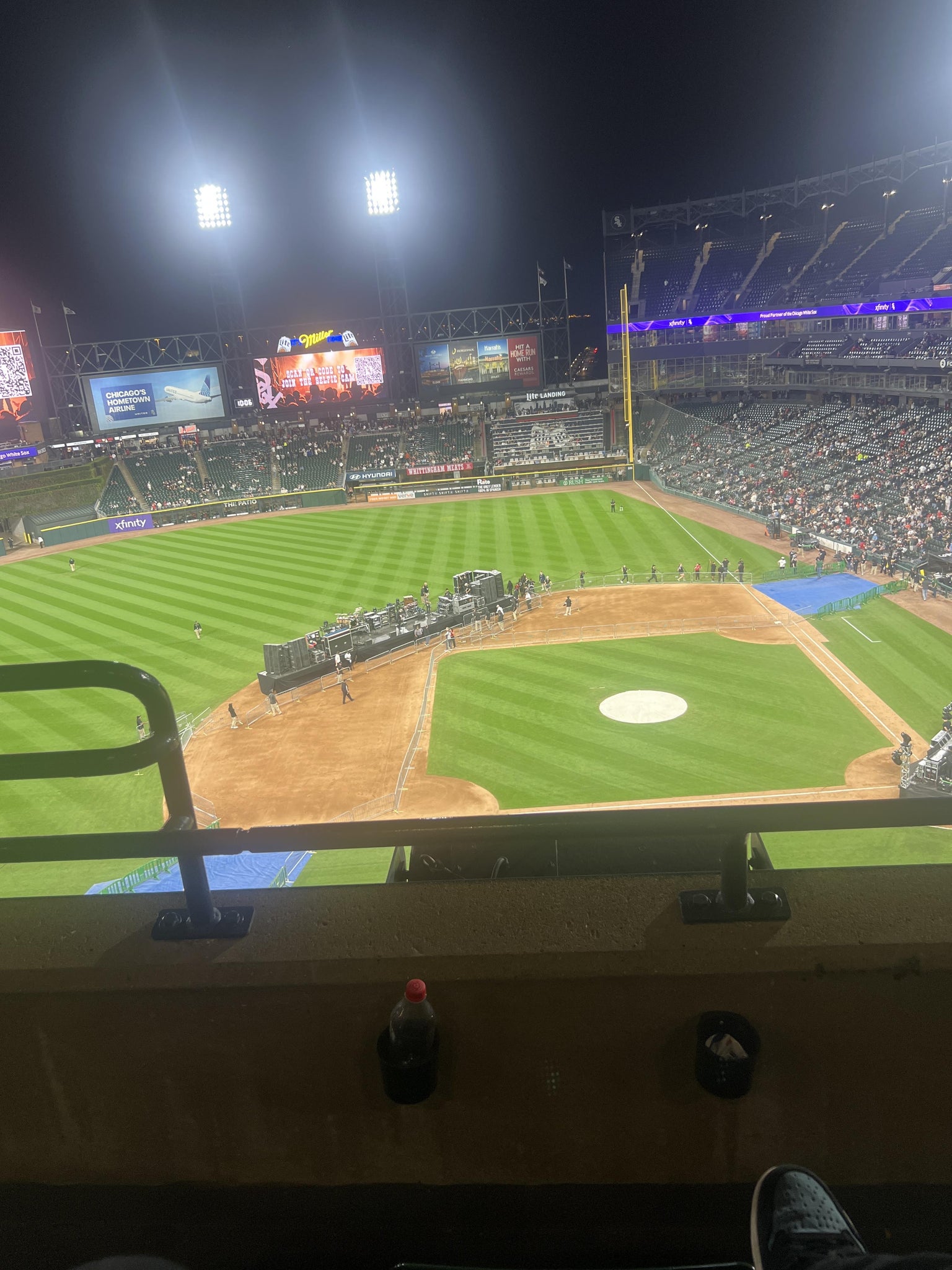 Real Fan View taken from Section 538 at Rate Field by Valentin F