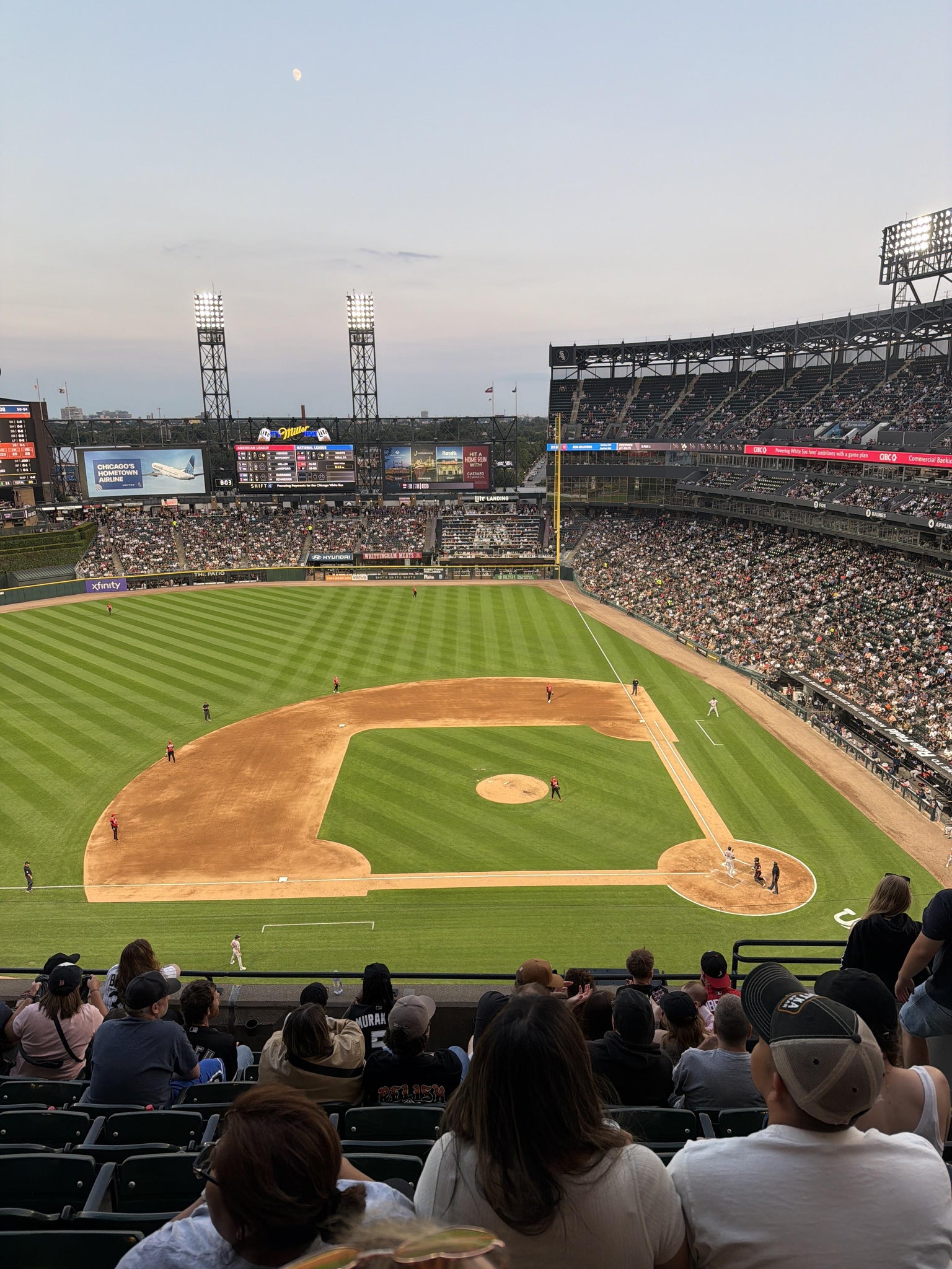 Vue réelle des fans prise de la Section 538 au site Rate Field par Natalie G