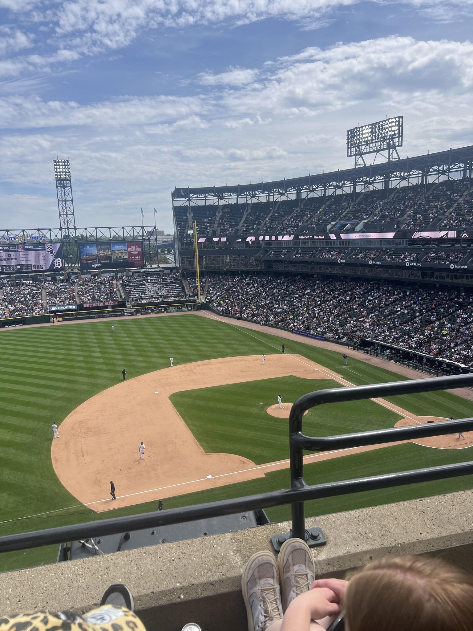 Real Fan View taken from Section 542 at Rate Field by Valentin F