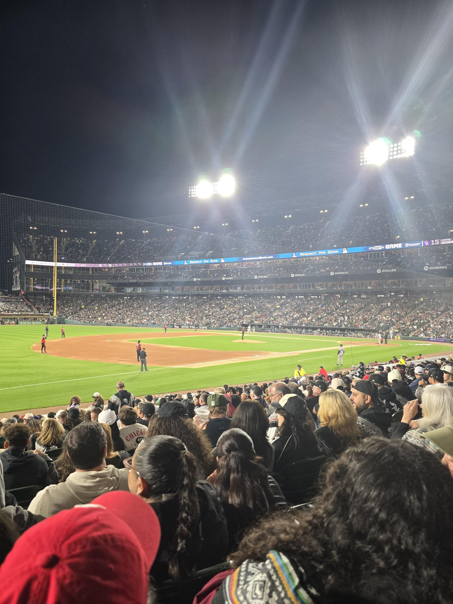 Real Fan View taken from Section Lot B at Rate Field by Mayra S