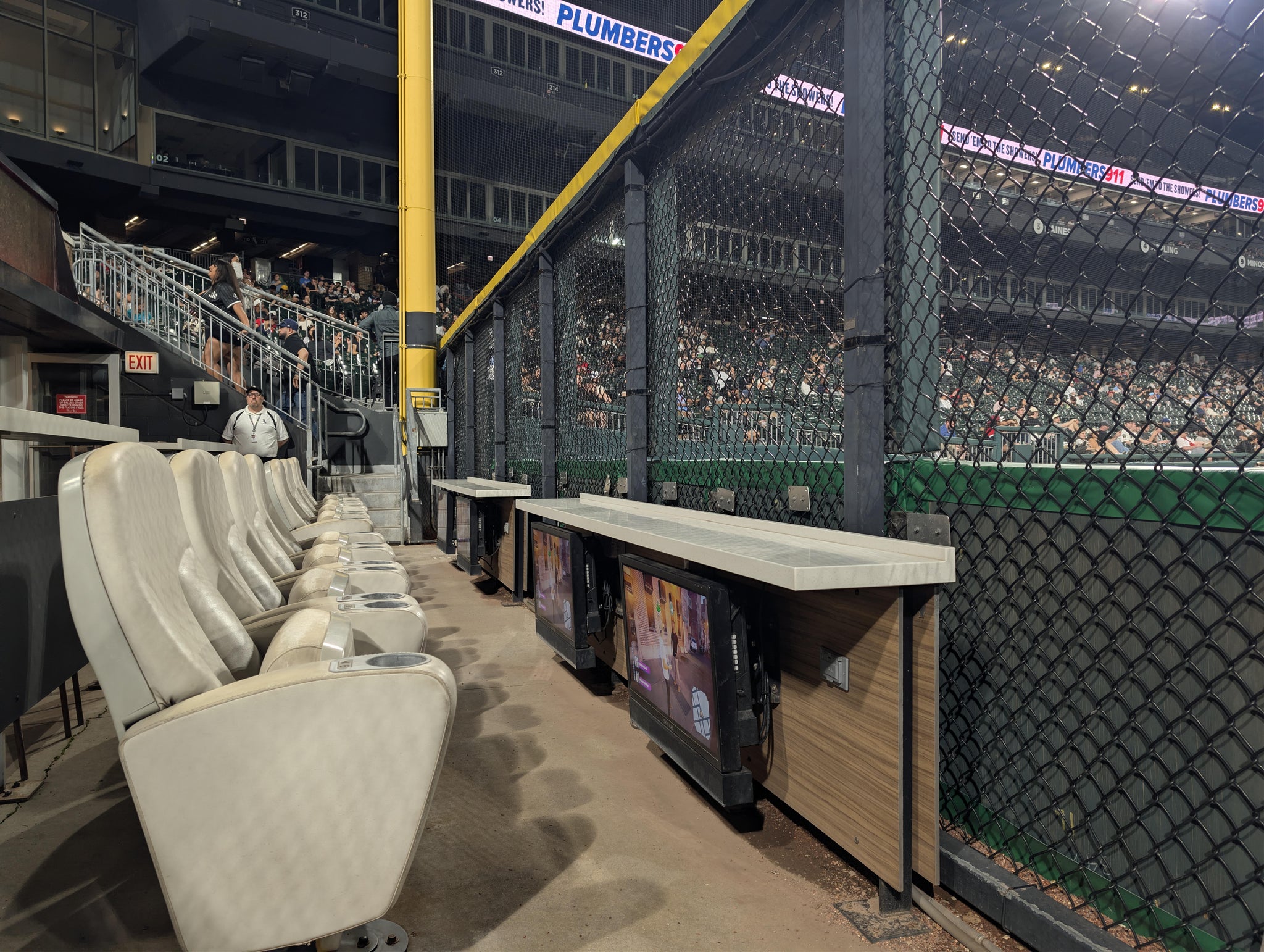 Real Fan View taken from Section ML PFR at Rate Field by Enrique F