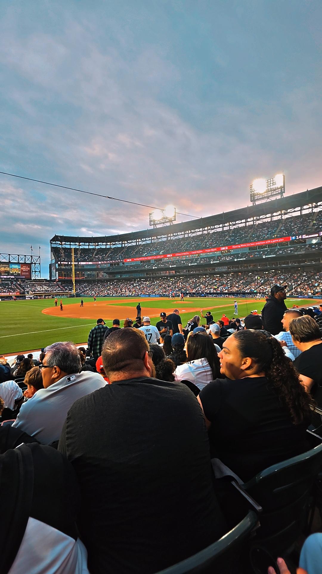 Real Fan View taken from Section RED at Rate Field by Anthony P