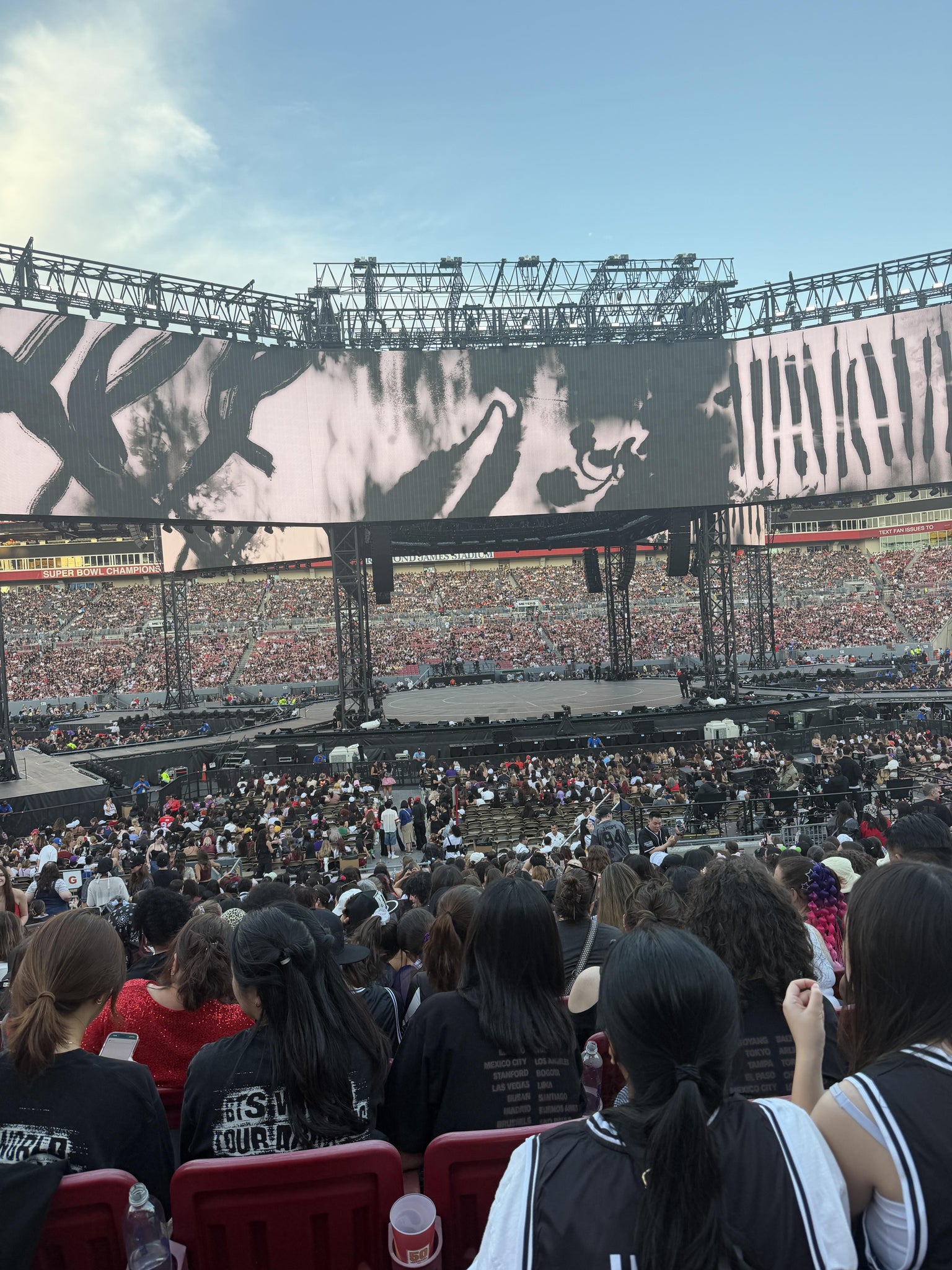 Real Fan View taken from Section 110 at Raymond James Stadium by Rafaella O