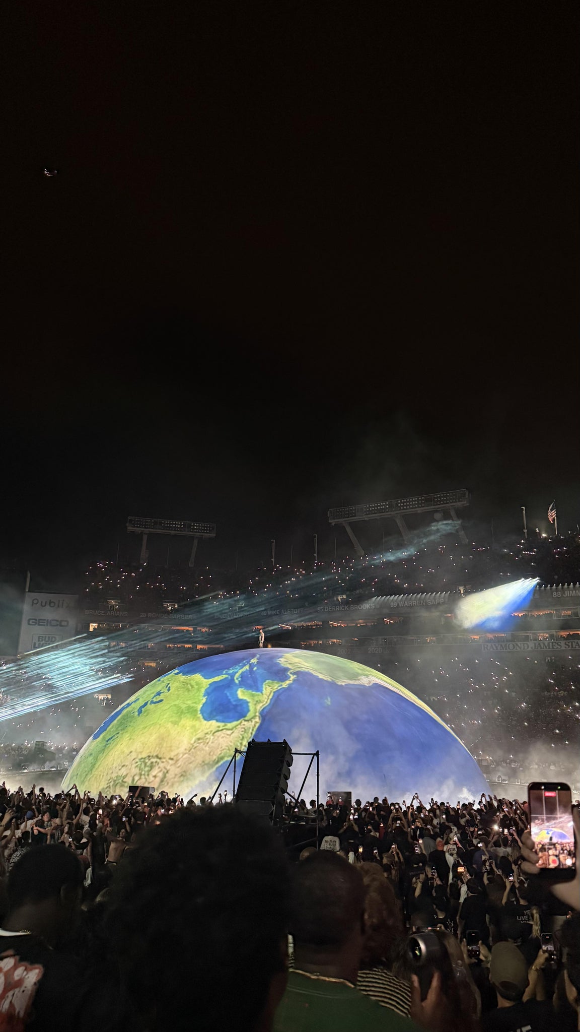 Real Fan View taken from Section 113 at Raymond James Stadium by Eunyke M