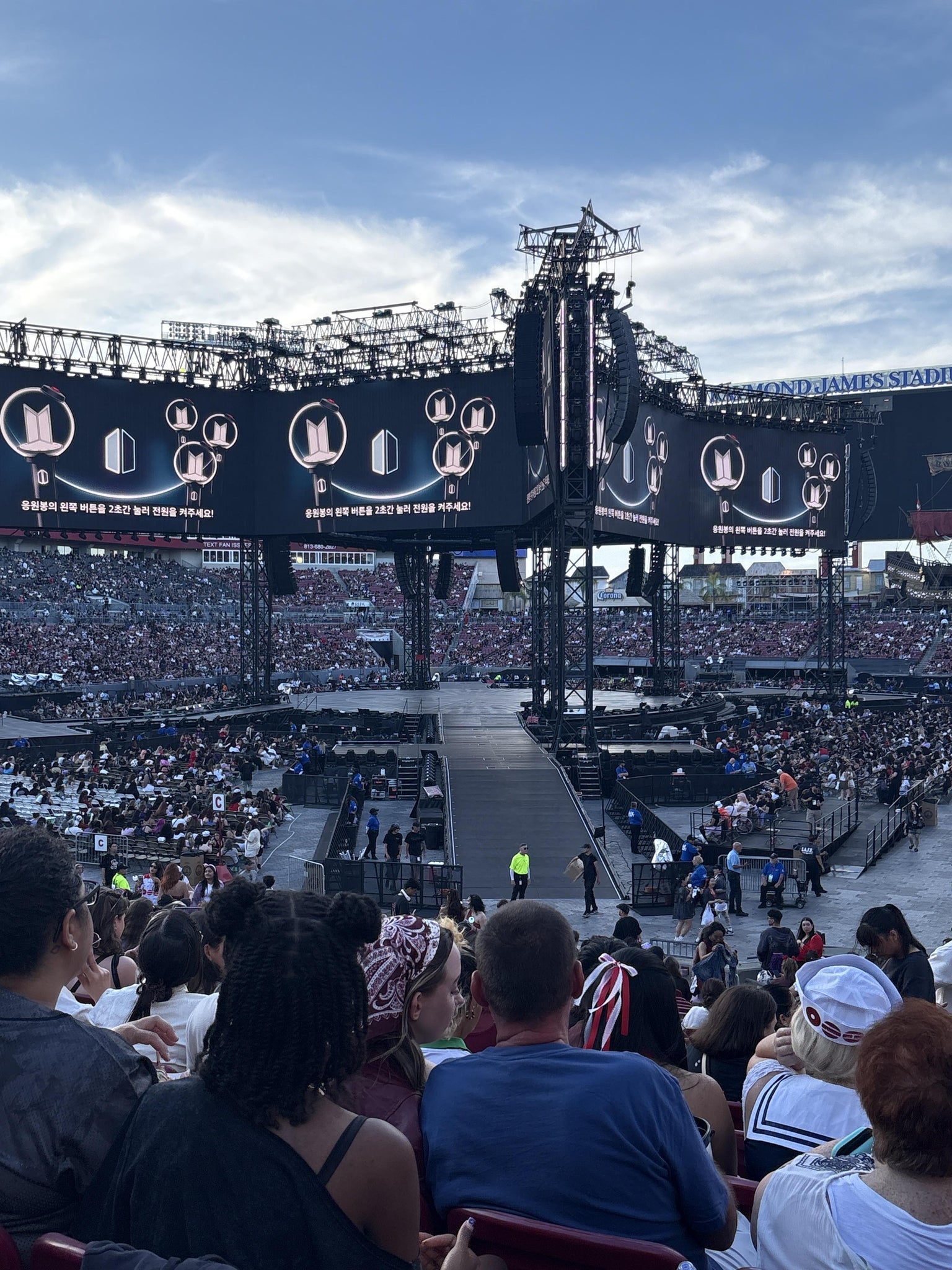 Real Fan View taken from Section 126 at Raymond James Stadium by Angela A