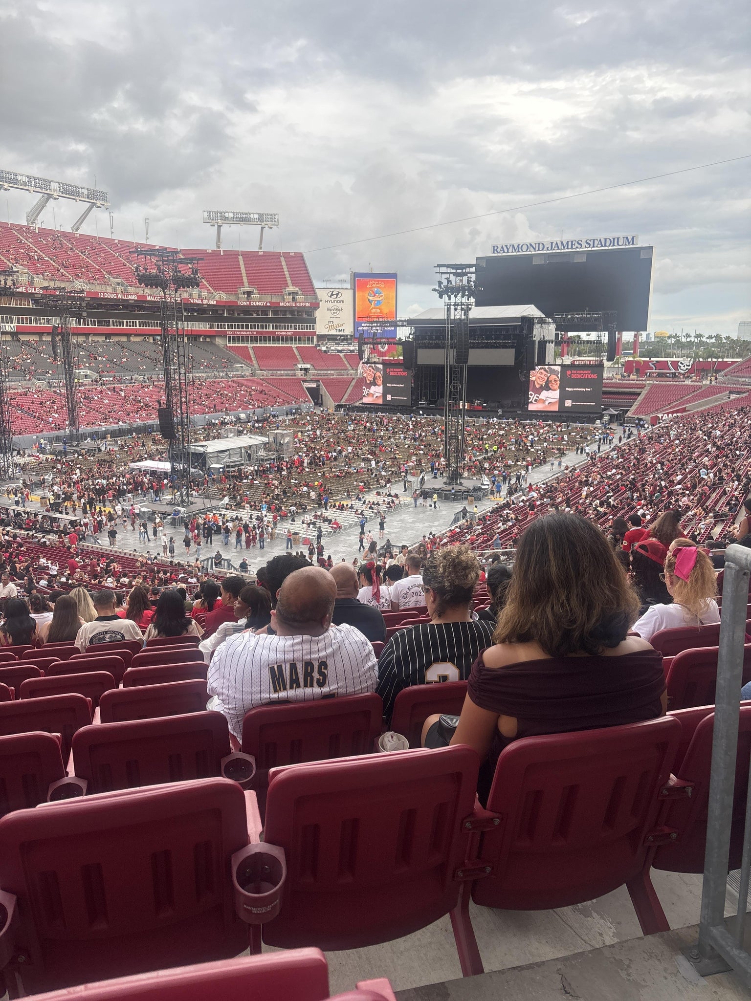 Real Fan View taken from Section 201 at Raymond James Stadium by Taylor O