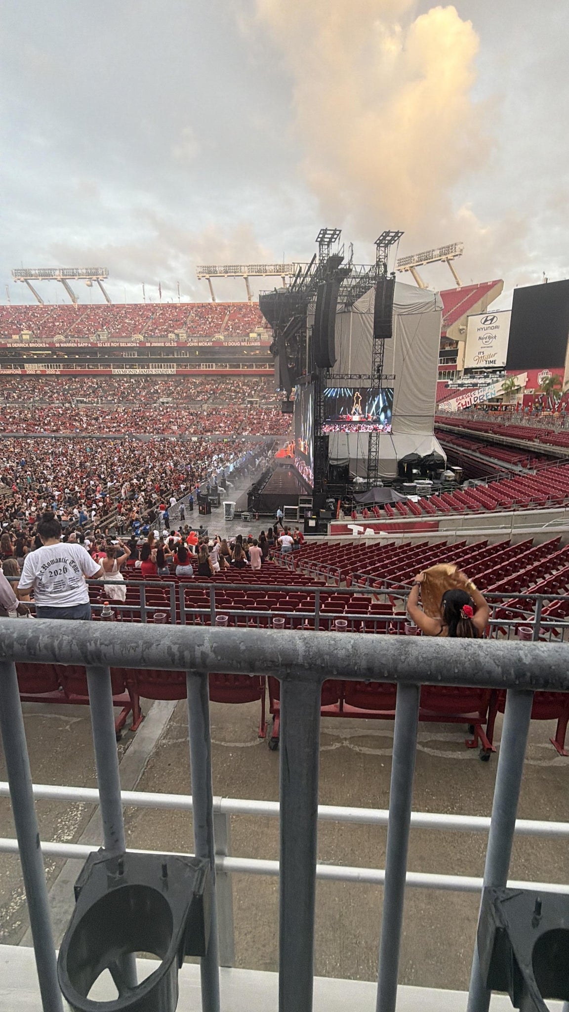 Real Fan View taken from Section 215 at Raymond James Stadium by Anonymous User