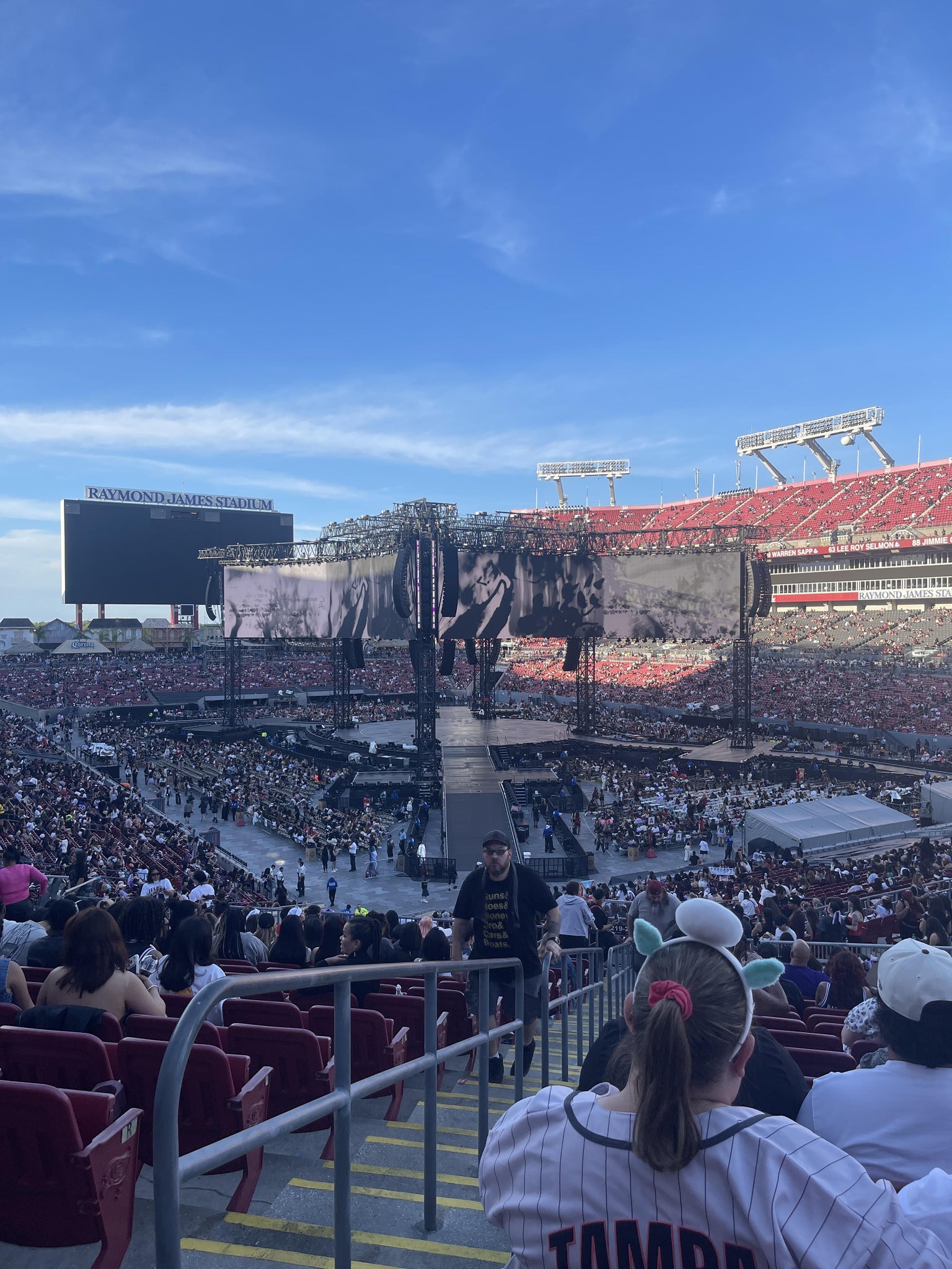 Real Fan View taken from Section 220 at Raymond James Stadium by Mia R