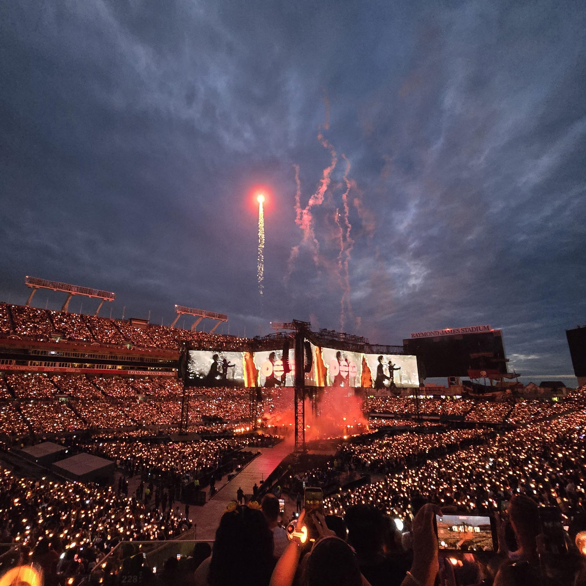 Real Fan View taken from Section 228 at Raymond James Stadium by Li tsin S