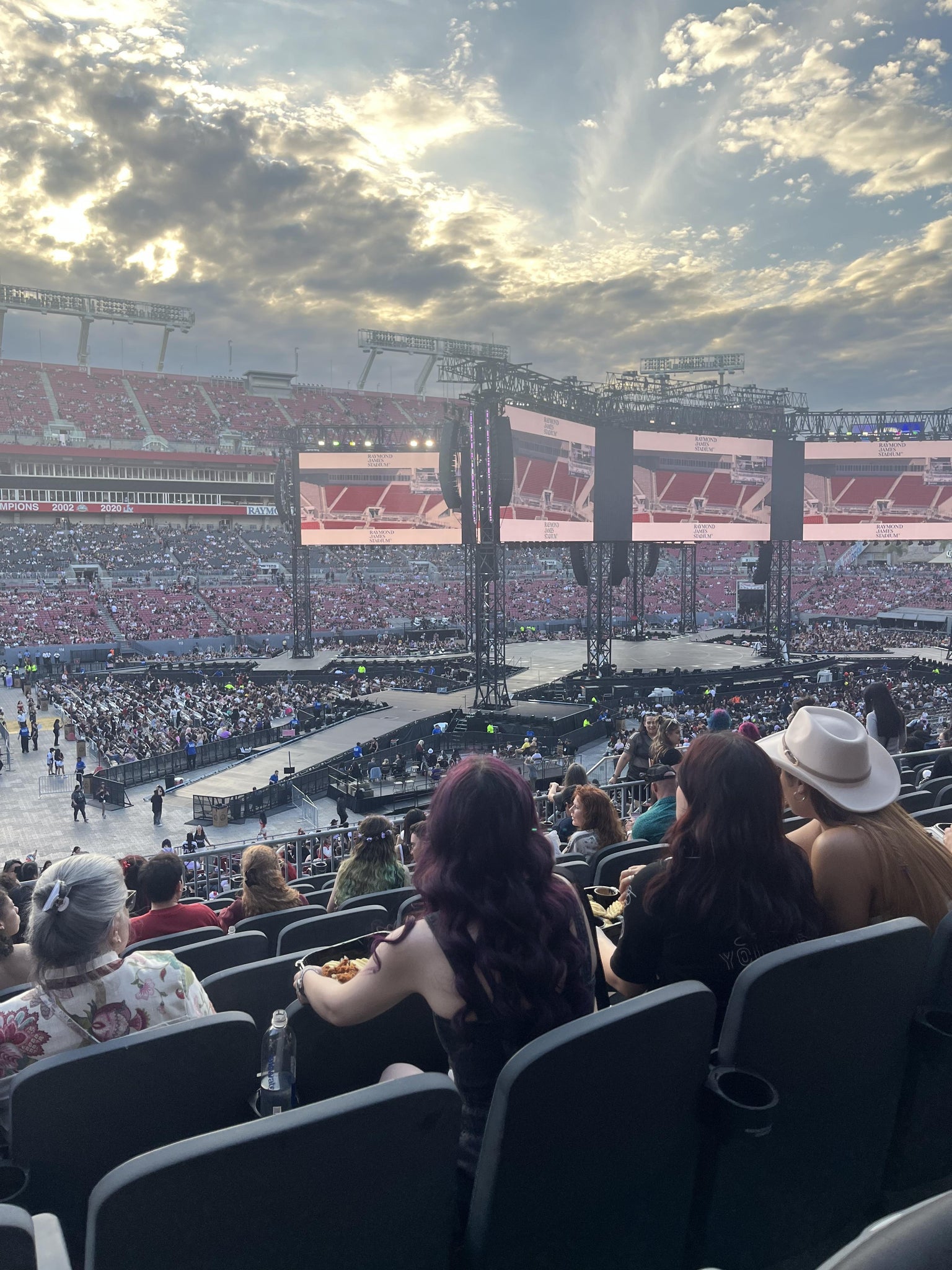 Real Fan View taken from Section 231 at Raymond James Stadium by Angie G