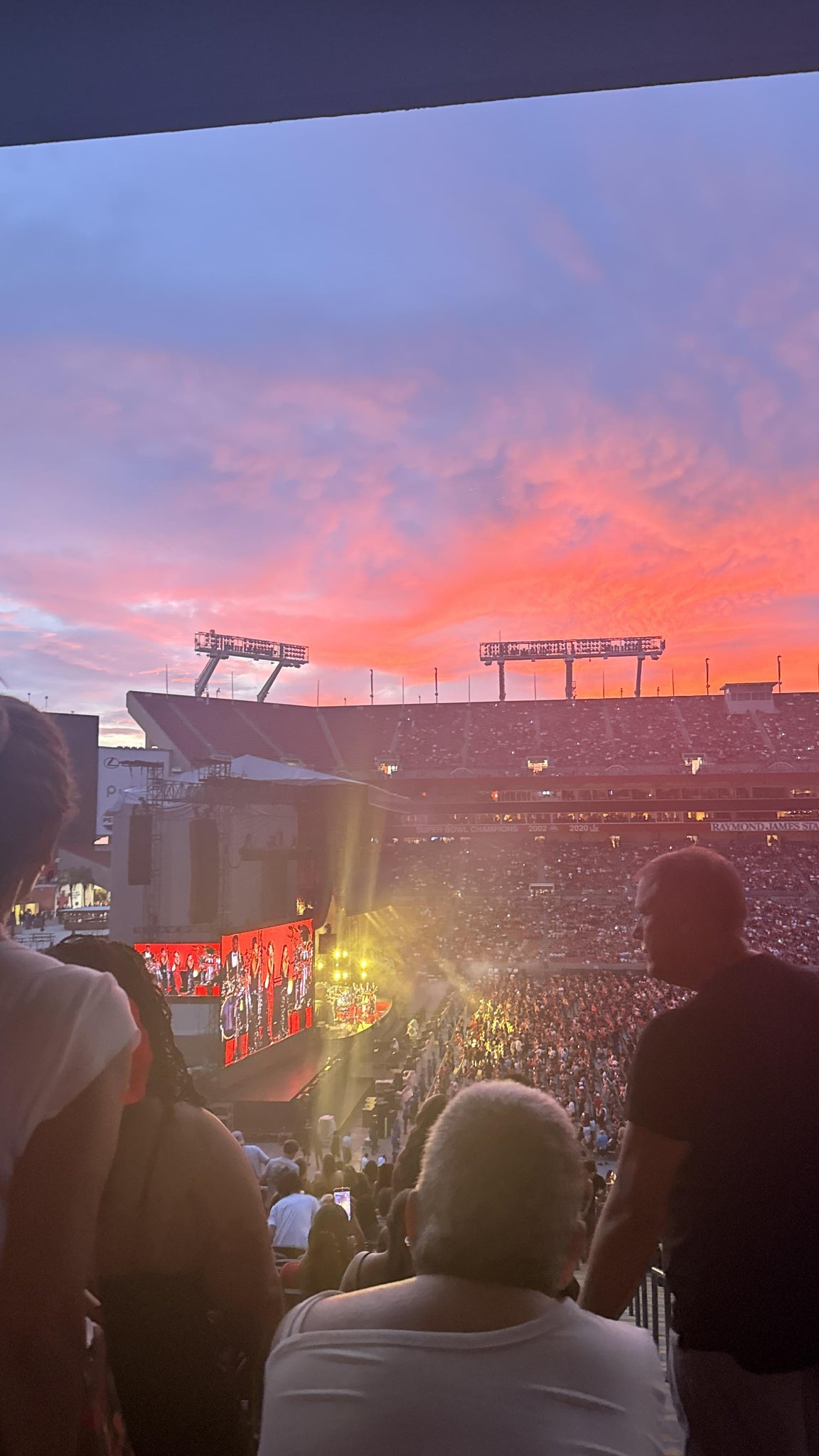 Real Fan View taken from Section 232 at Raymond James Stadium by Berenice O