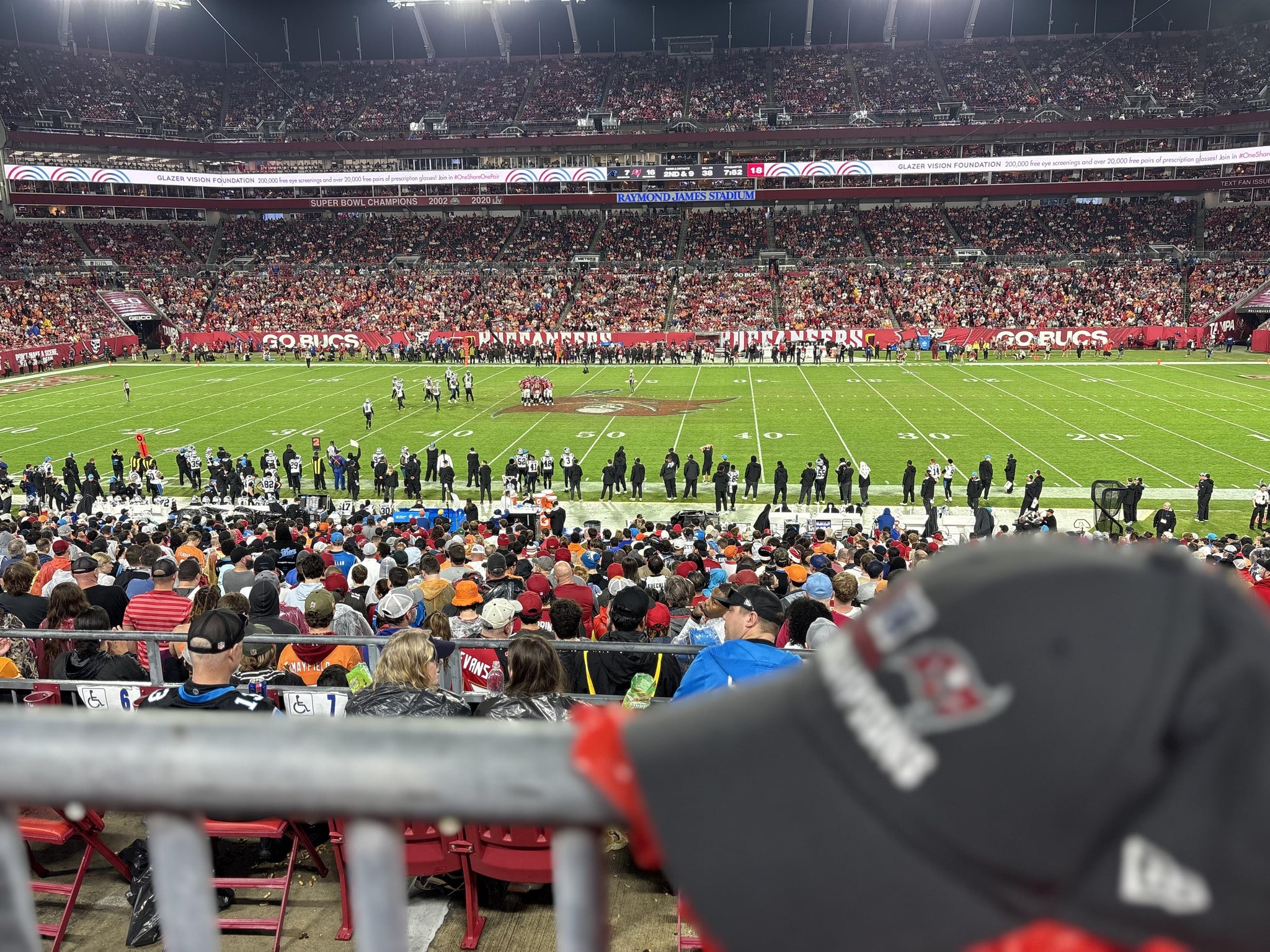 Real Fan View taken from Section 236 at Raymond James Stadium by Patrick D