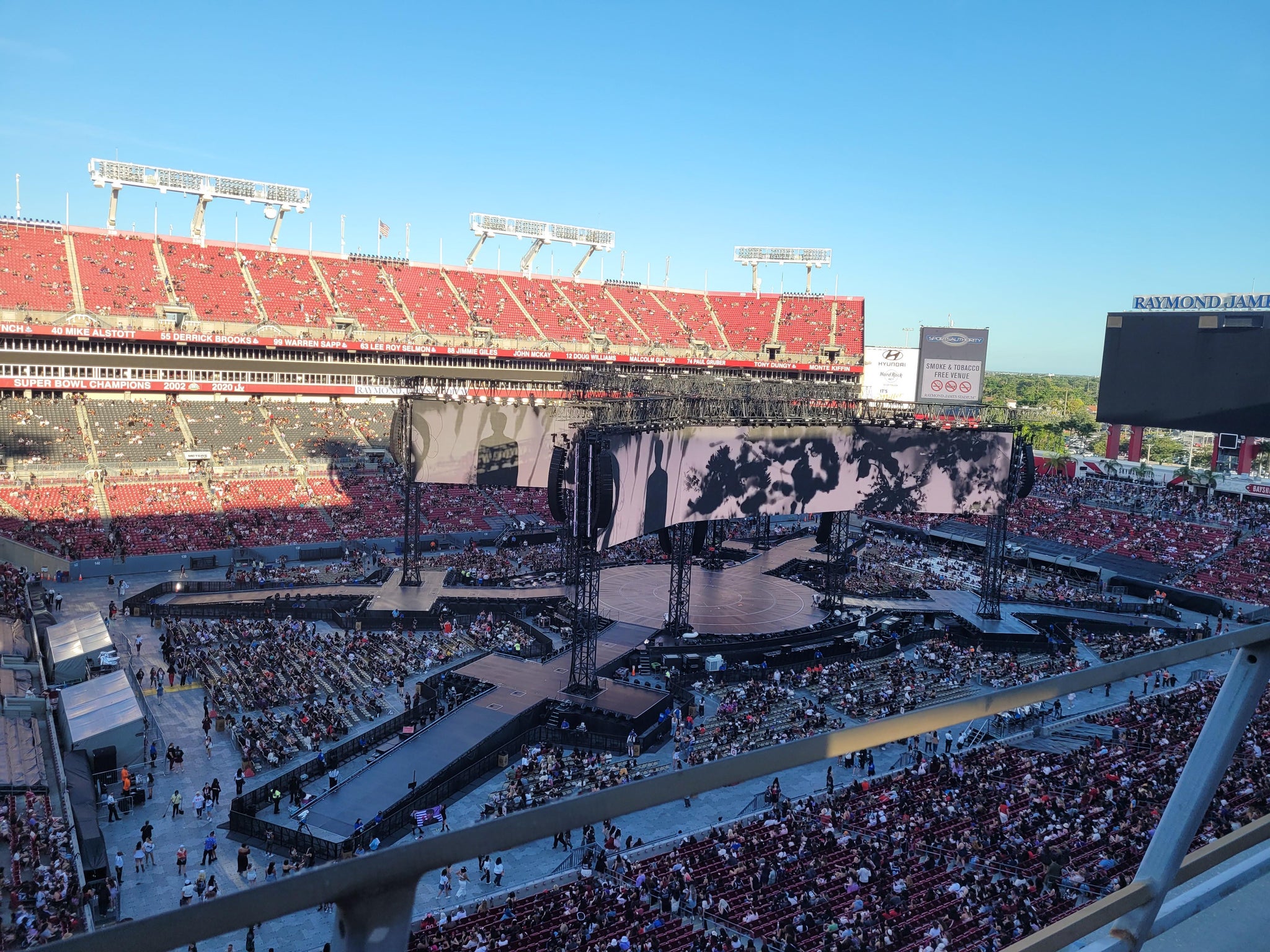 Real Fan View taken from Section 316 at Raymond James Stadium by Randi W