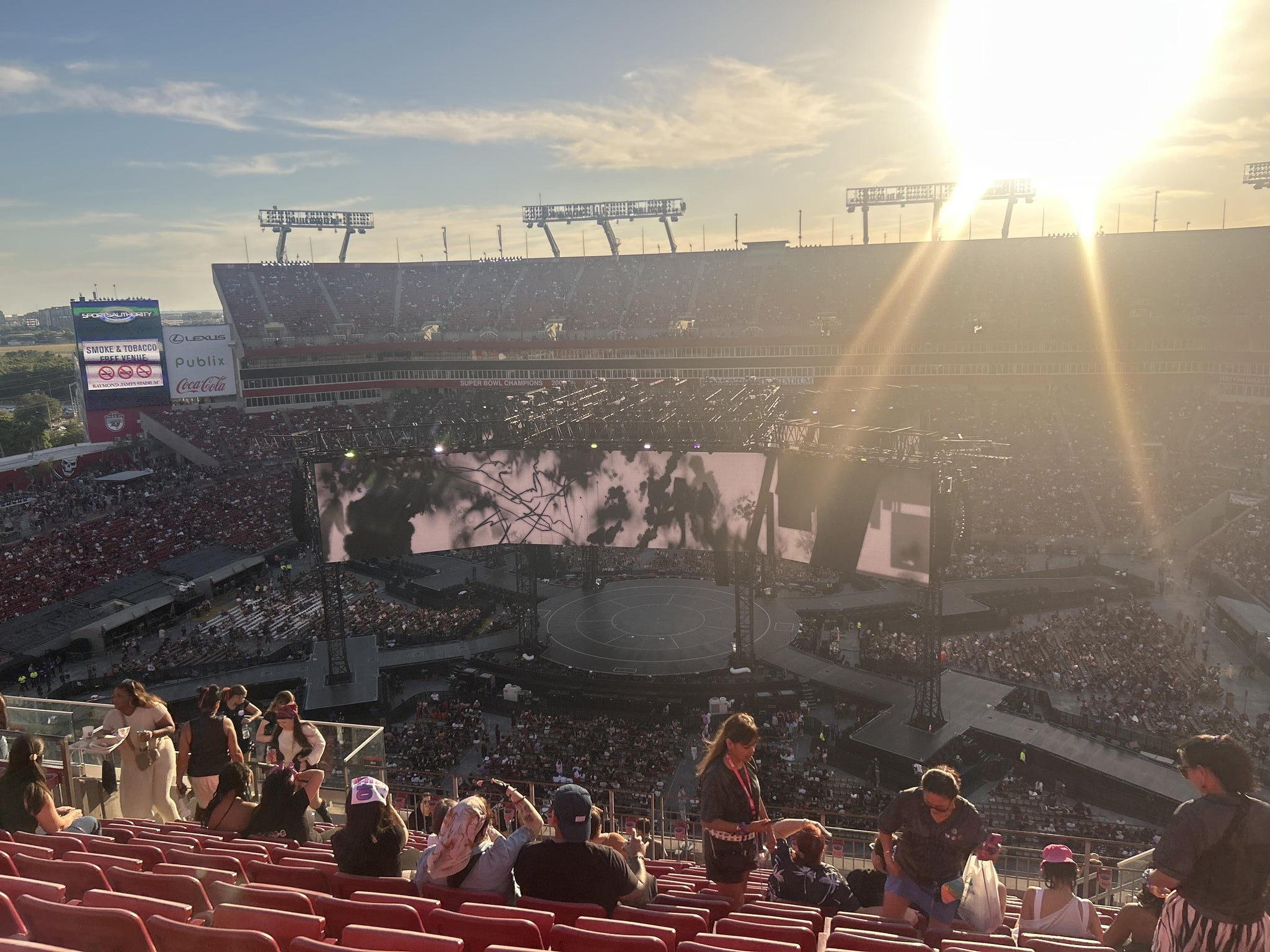 Real Fan View taken from Section 337 at Raymond James Stadium by Samuel B