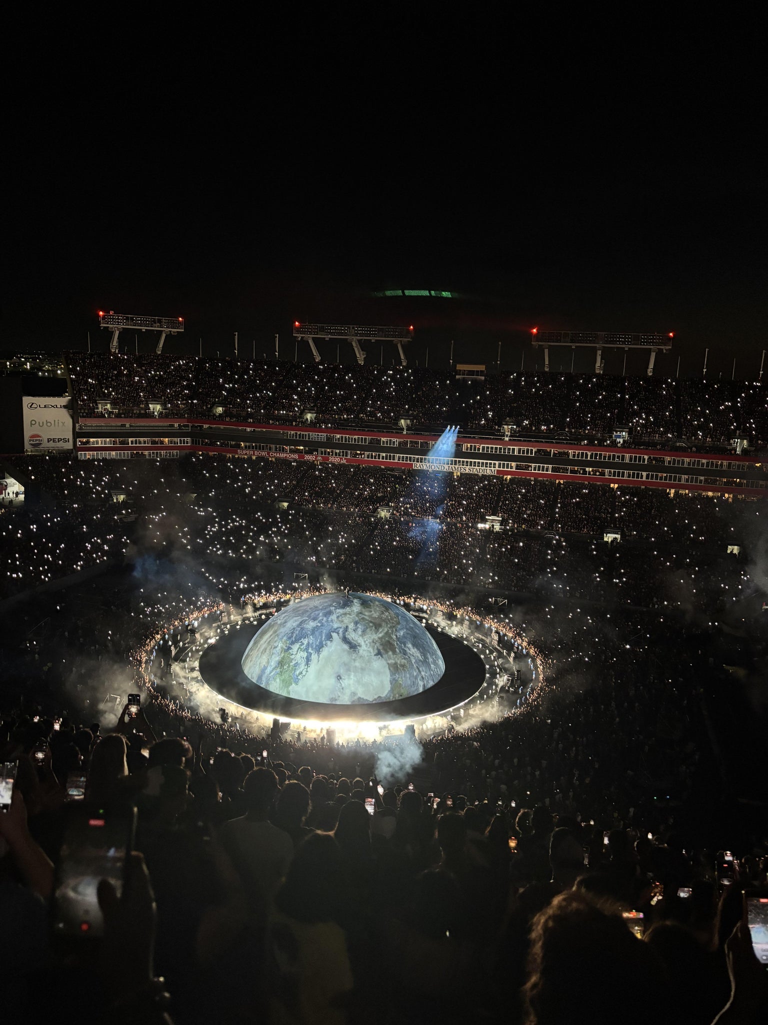 Real Fan View taken from Section 338 at Raymond James Stadium by Cyrus D