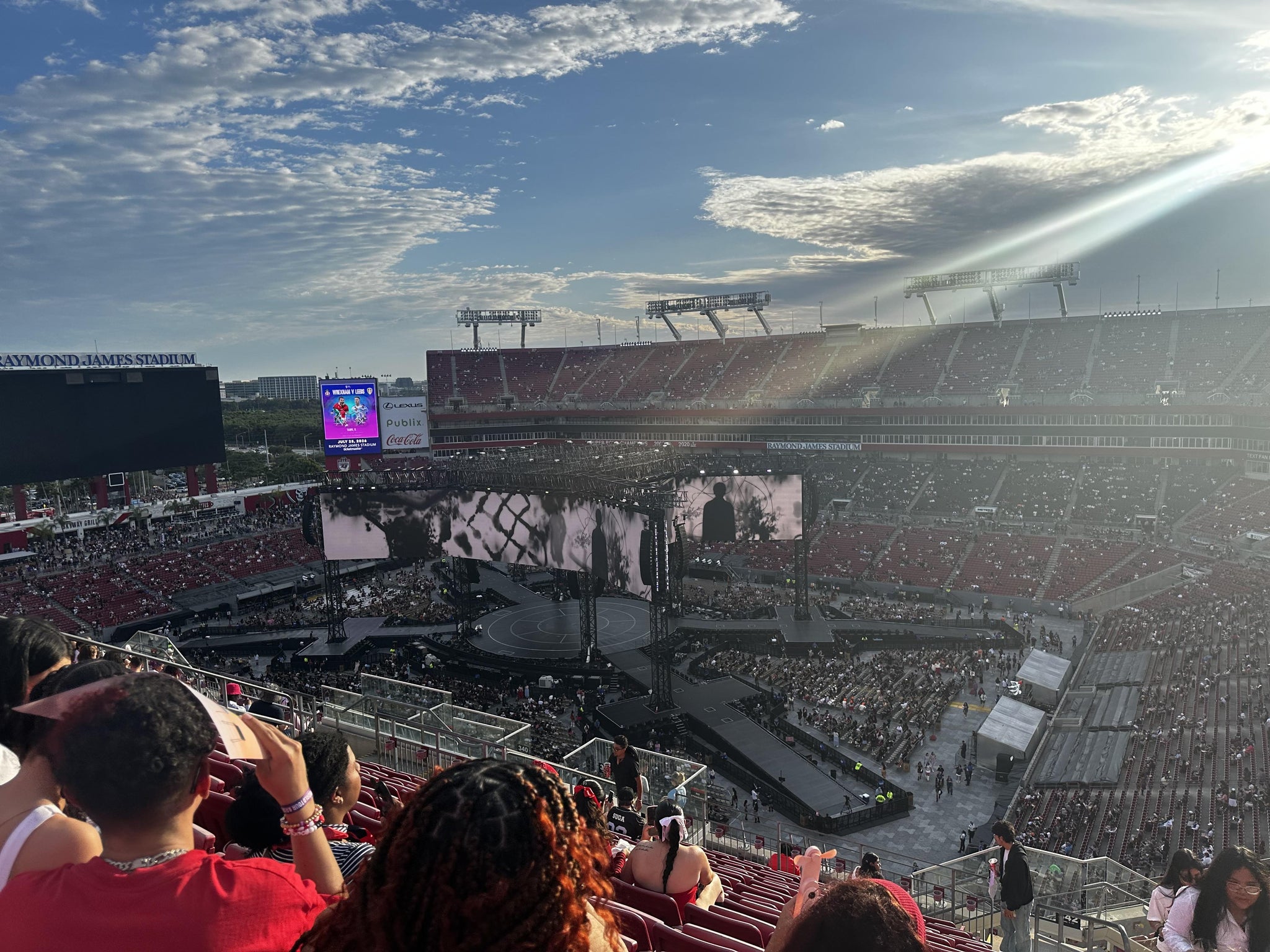 Real Fan View taken from Section 341 at Raymond James Stadium by Sherlyn S