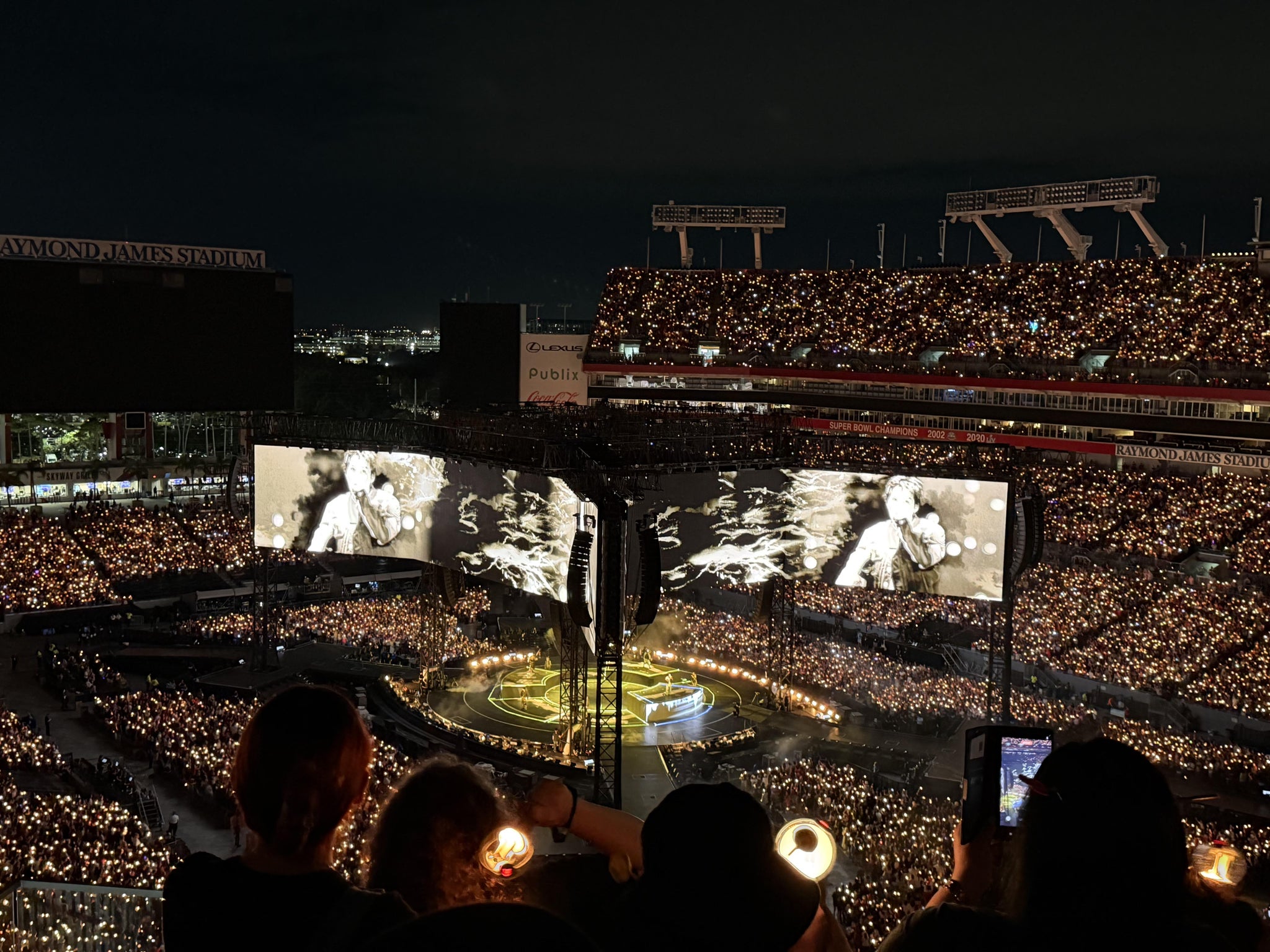Real Fan View taken from Section 343 at Raymond James Stadium by Evelise R