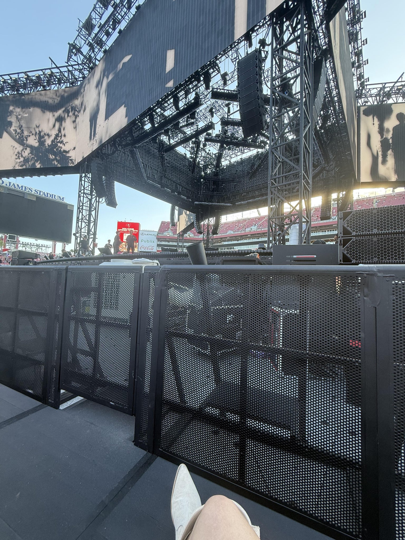 Real Fan View taken from Floor L at Raymond James Stadium by Shanna L