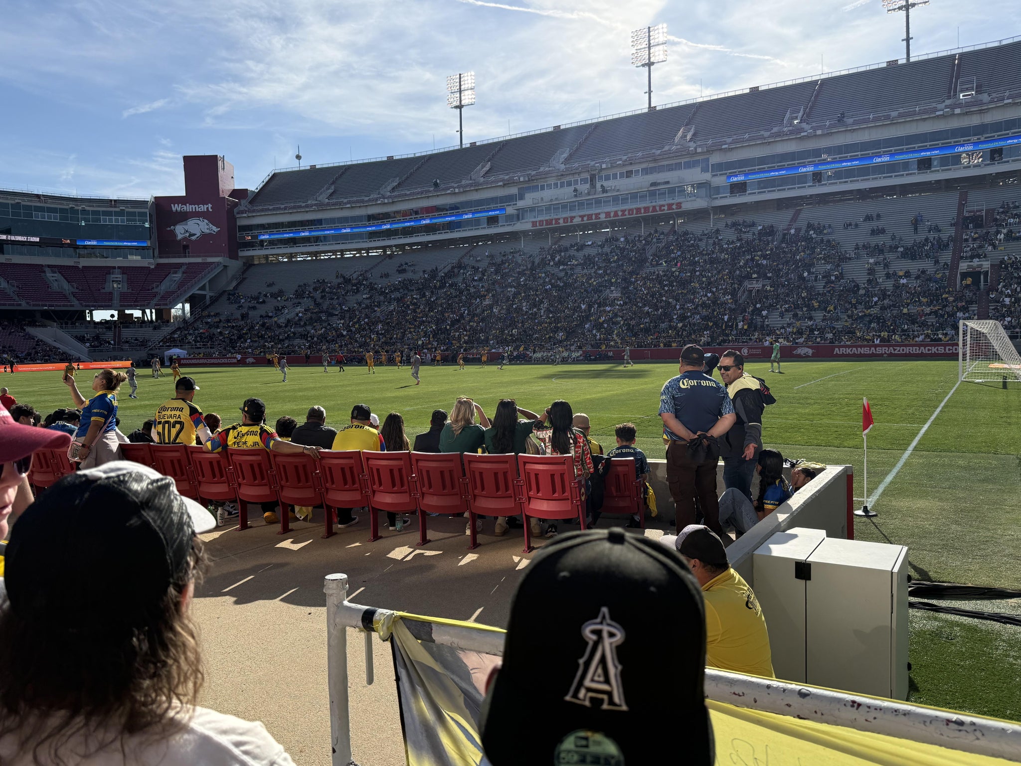 Real Fan View taken from Section 120 at Razorback Stadium by Jennifer P
