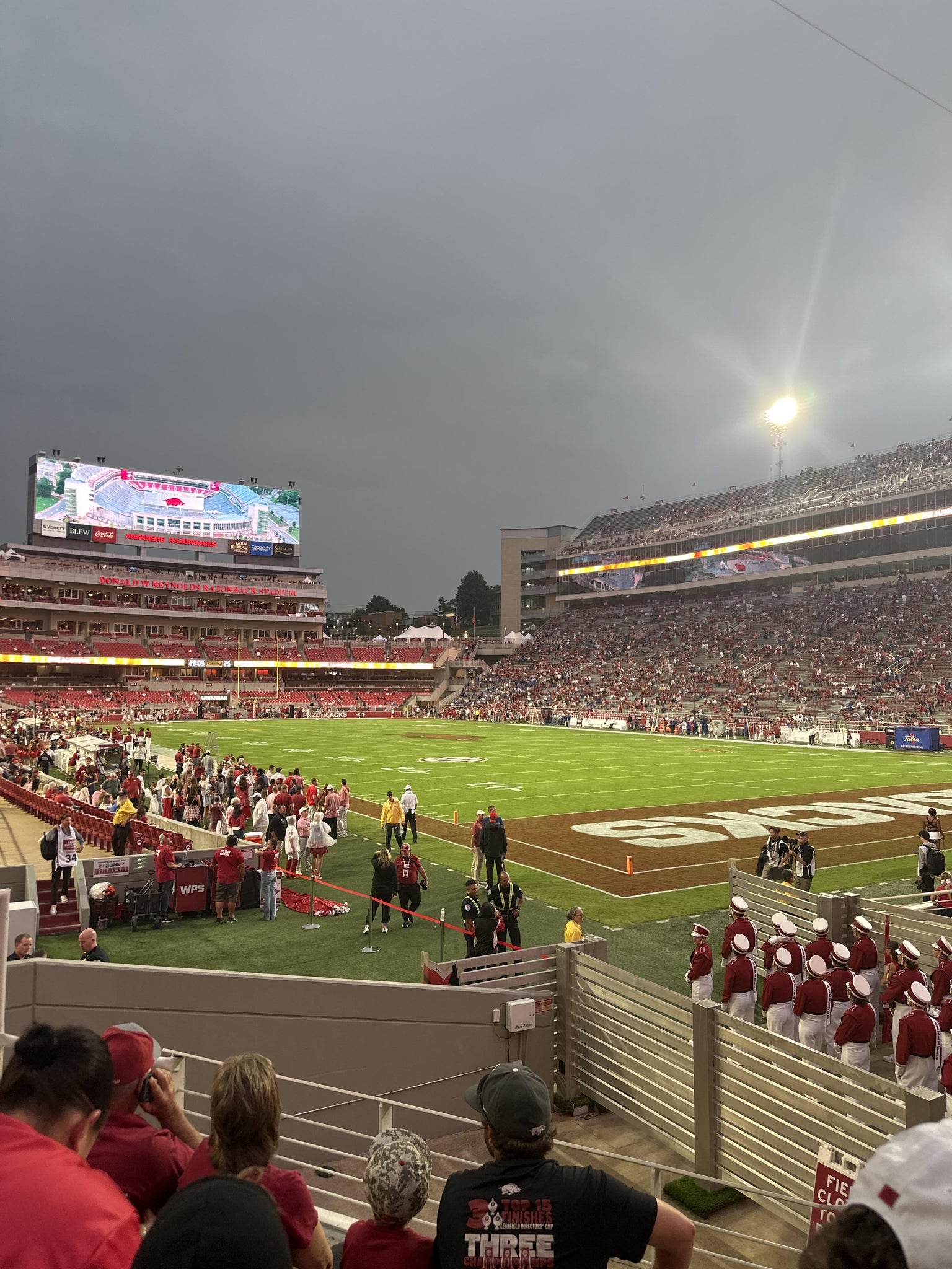 Real Fan View taken from Section 137 at Razorback Stadium by Sean R