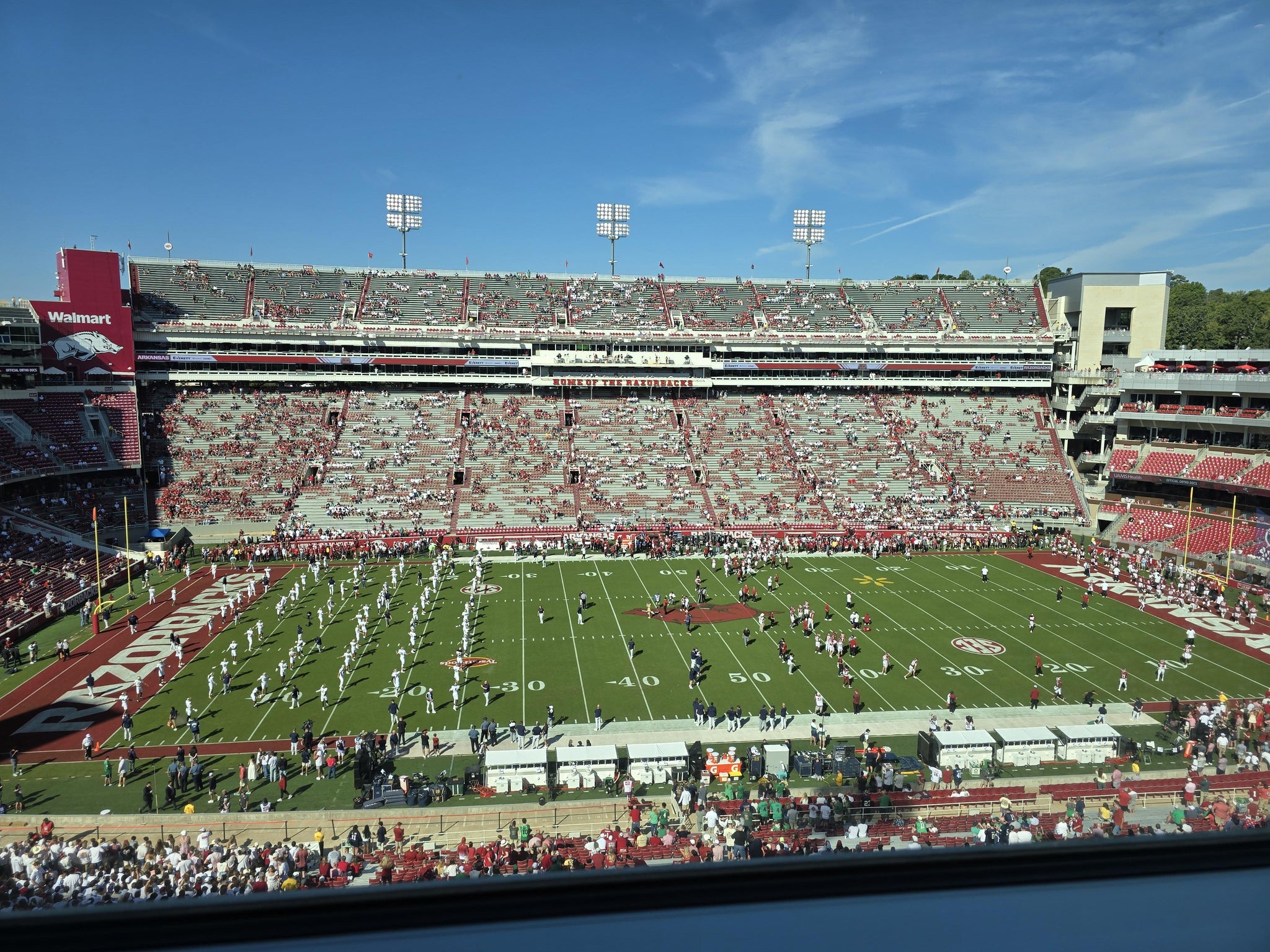 Real Fan View taken from Section 339 at Razorback Stadium by Sterling H
