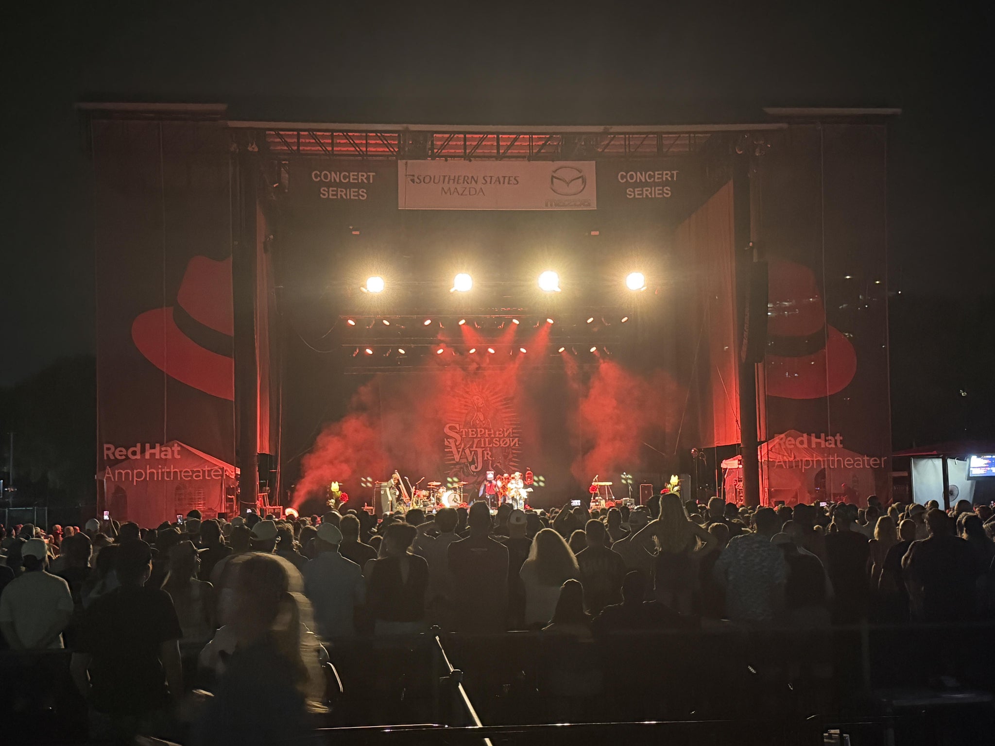Real Fan View taken from Section 6 at Red Hat Amphitheater by Zachary D