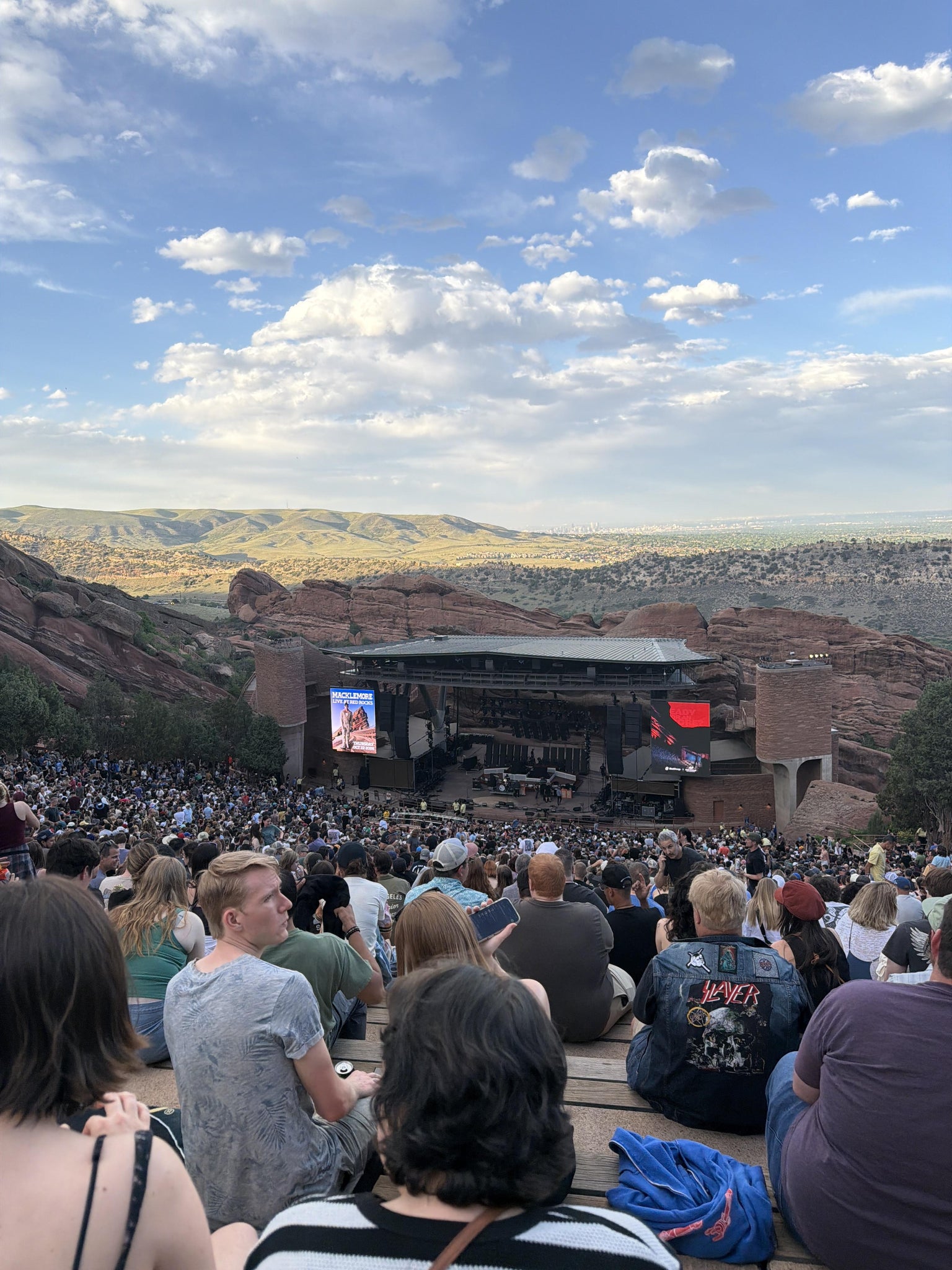 Real Fan View taken from GA Seats at Red Rocks Amphitheatre by Anonymous User