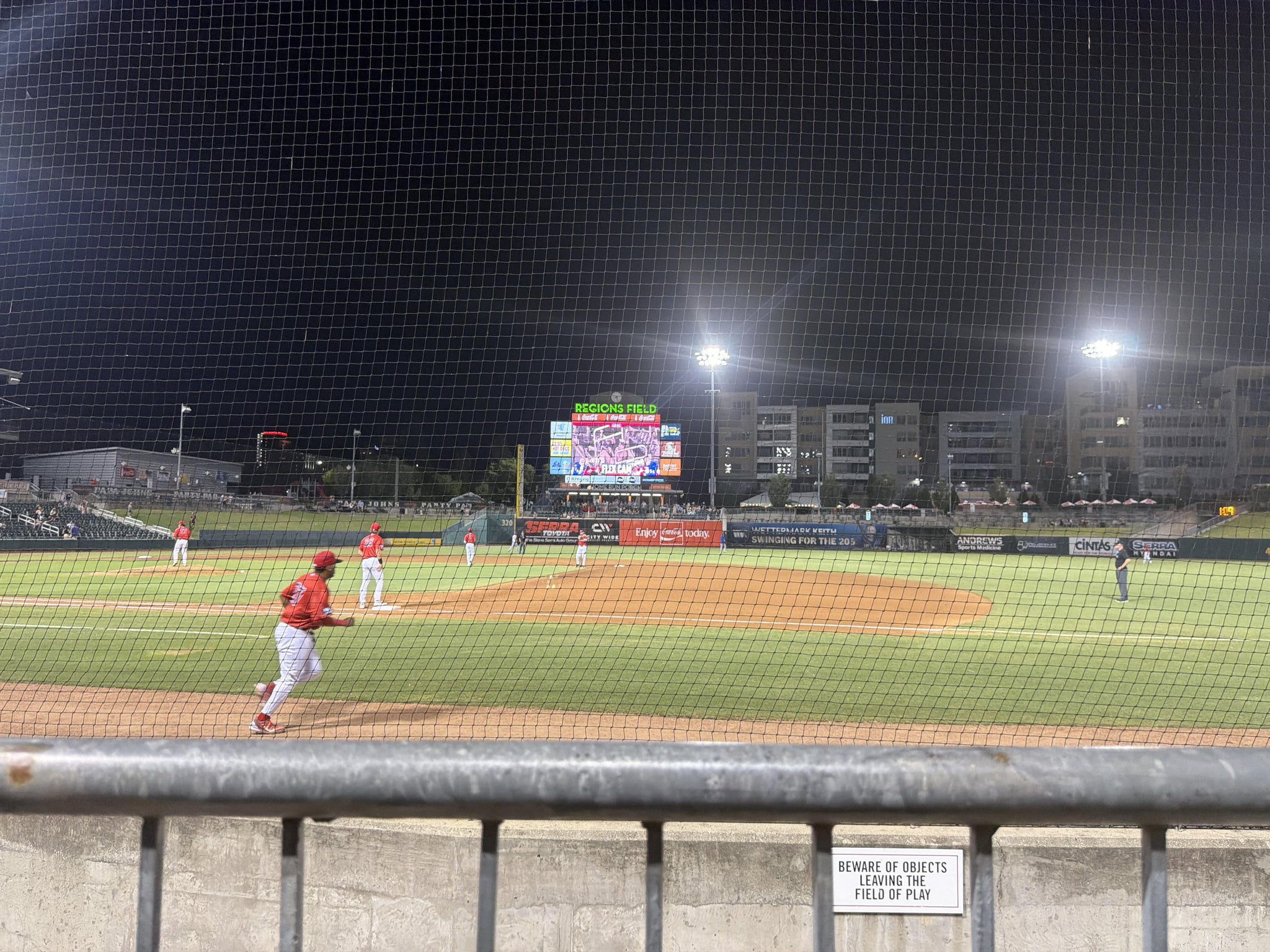 Real Fan View taken from Section 114 at Regions Field by Brittany L