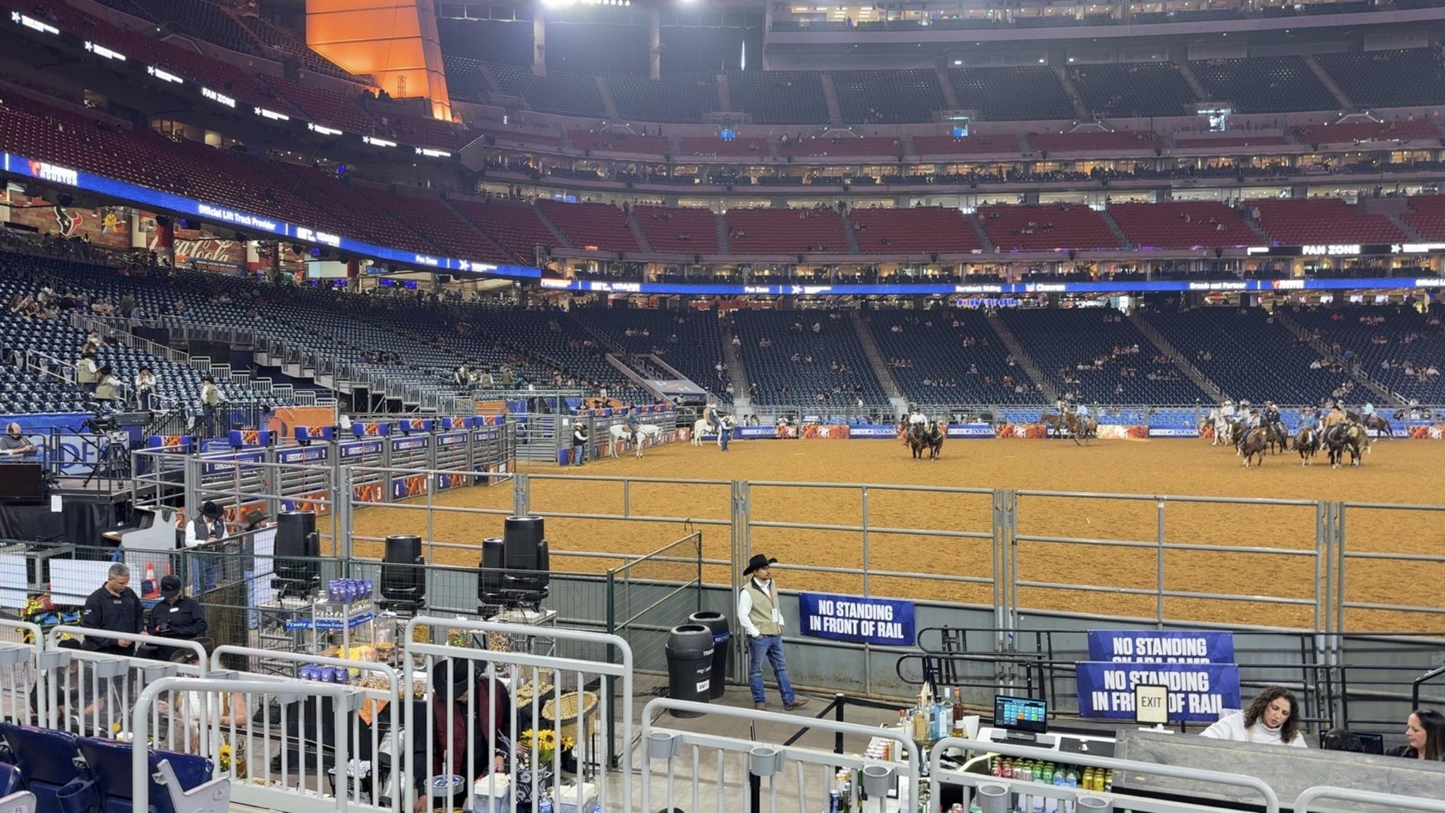 Real Fan View taken from Section 110 at Reliant Stadium by Junior S