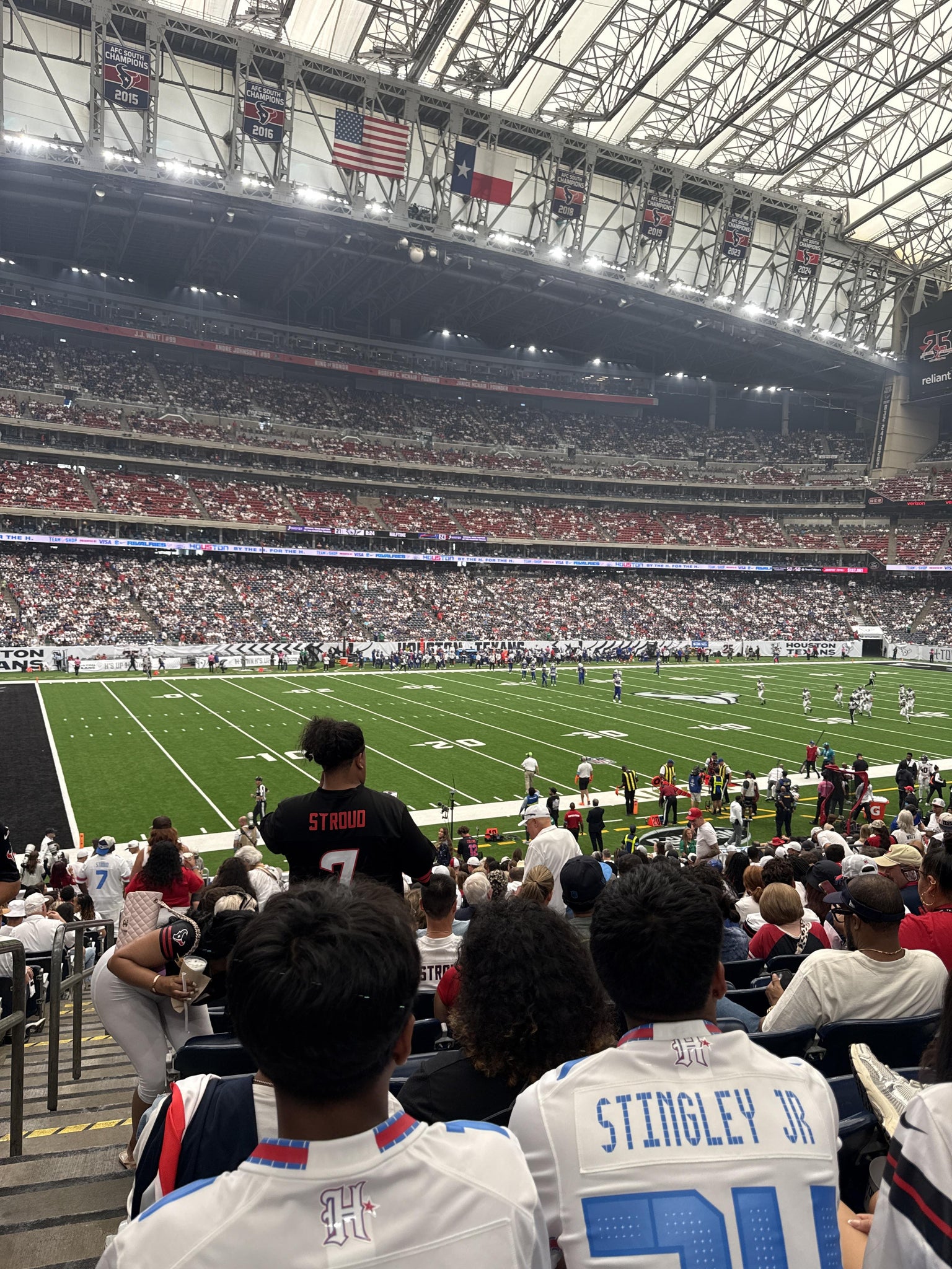 Real Fan View taken from Section 110 at Reliant Stadium by Jesse G