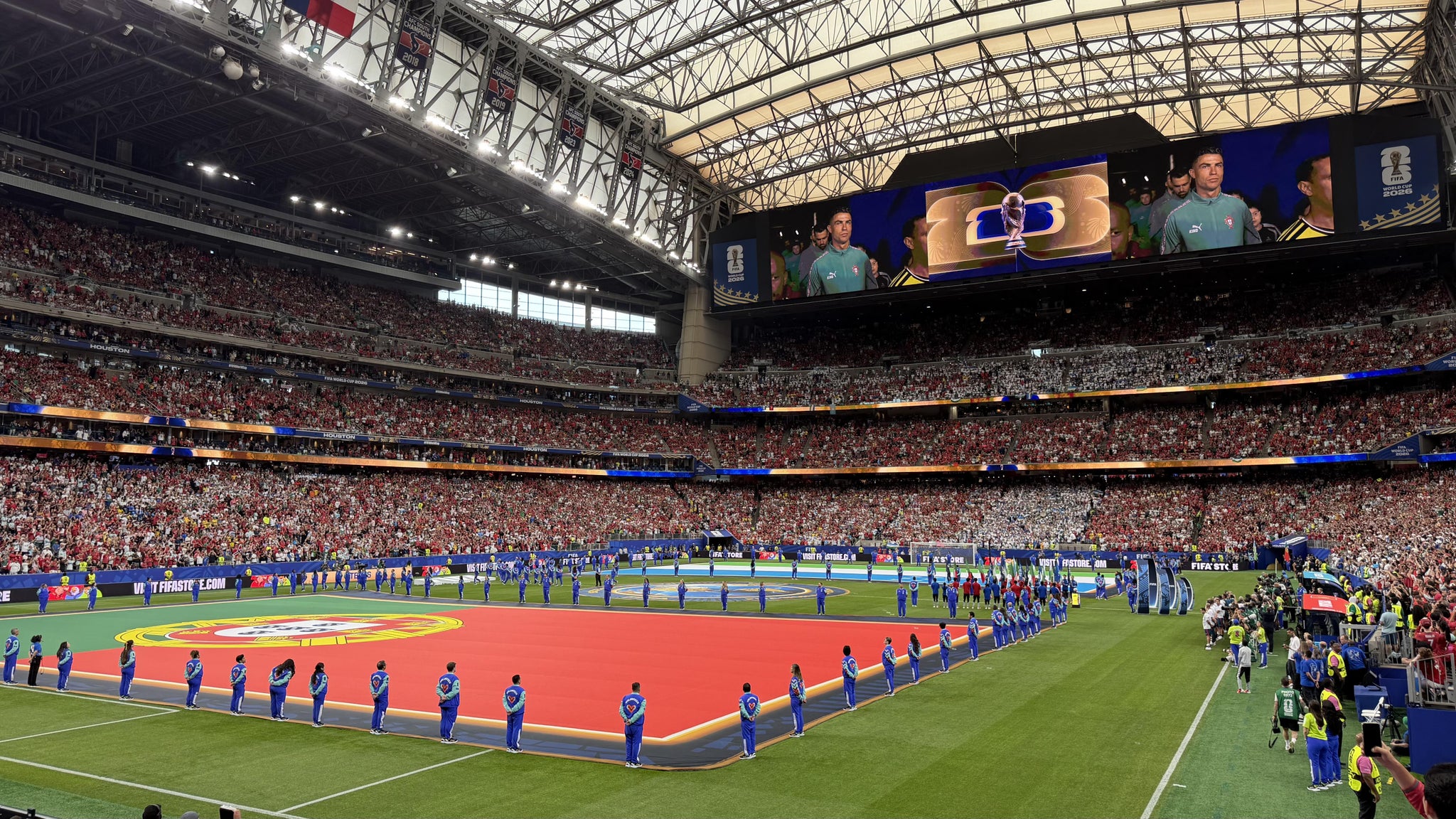Vue réelle des fans prise de la Section 113 au site Reliant Stadium par Jose T