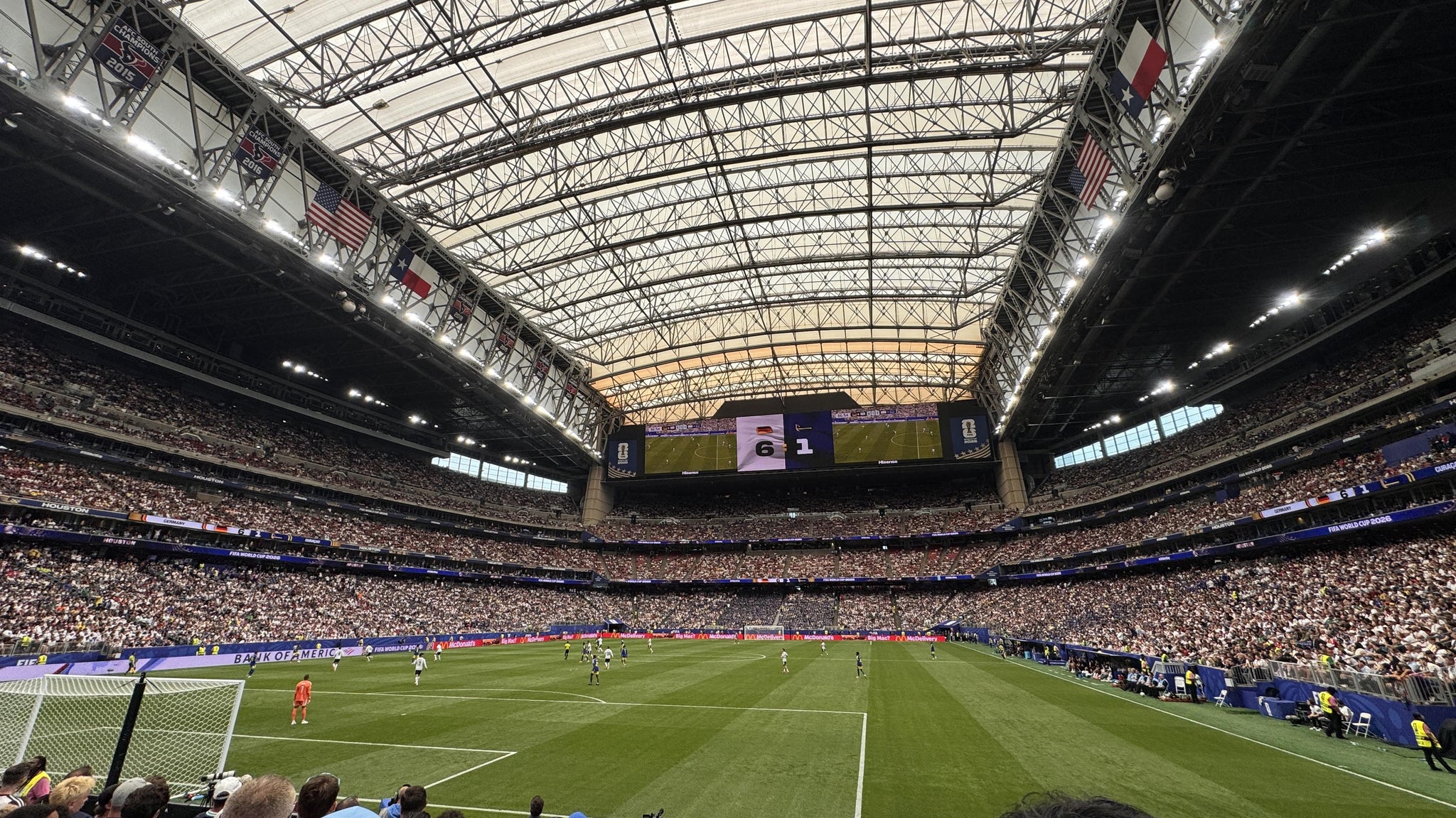Real Fan View taken from Section 115 at Reliant Stadium by Luis E