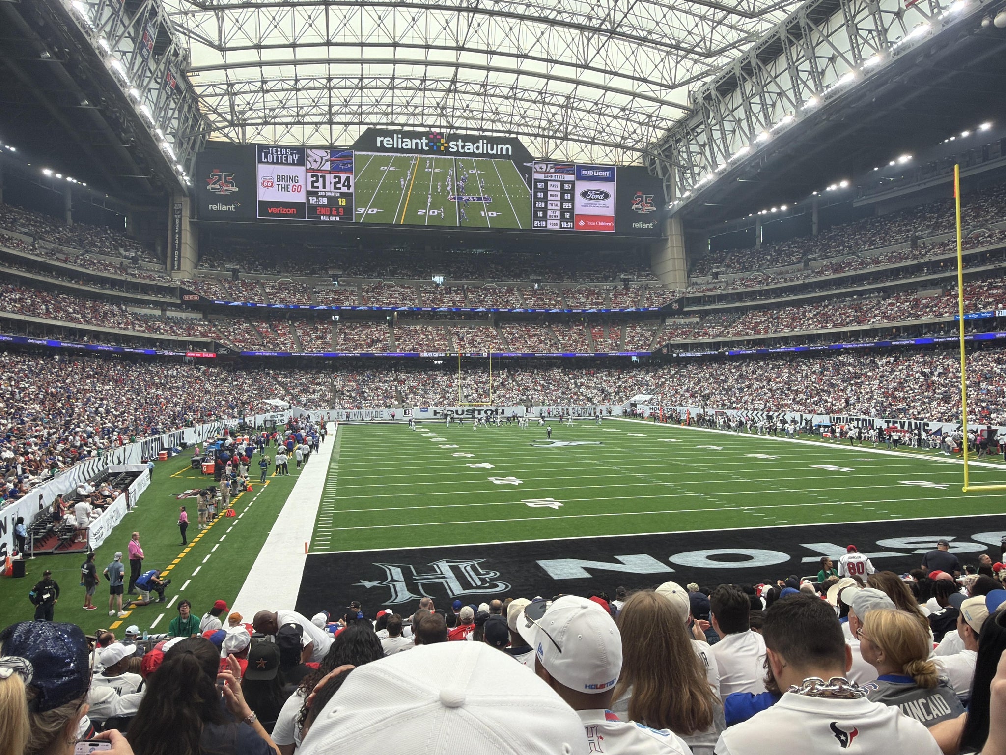 Real Fan View taken from Section 118 at Reliant Stadium by Noah T