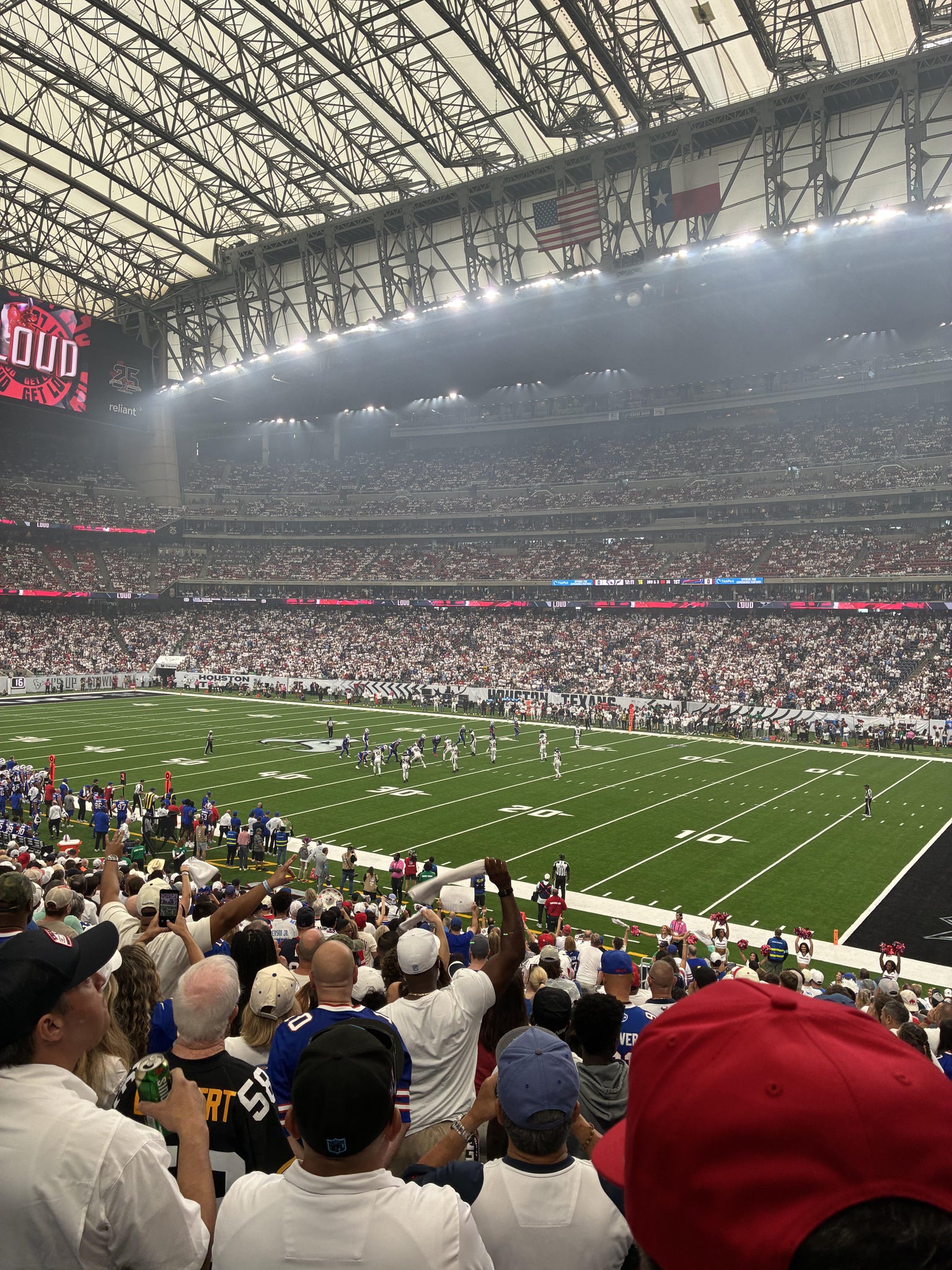 Real Fan View taken from Section 122 at Reliant Stadium by Aden P