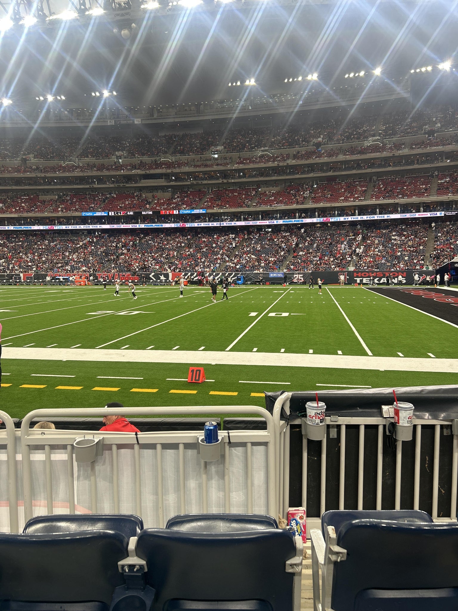 Real Fan View taken from Section 123 at Reliant Stadium by Sheila I