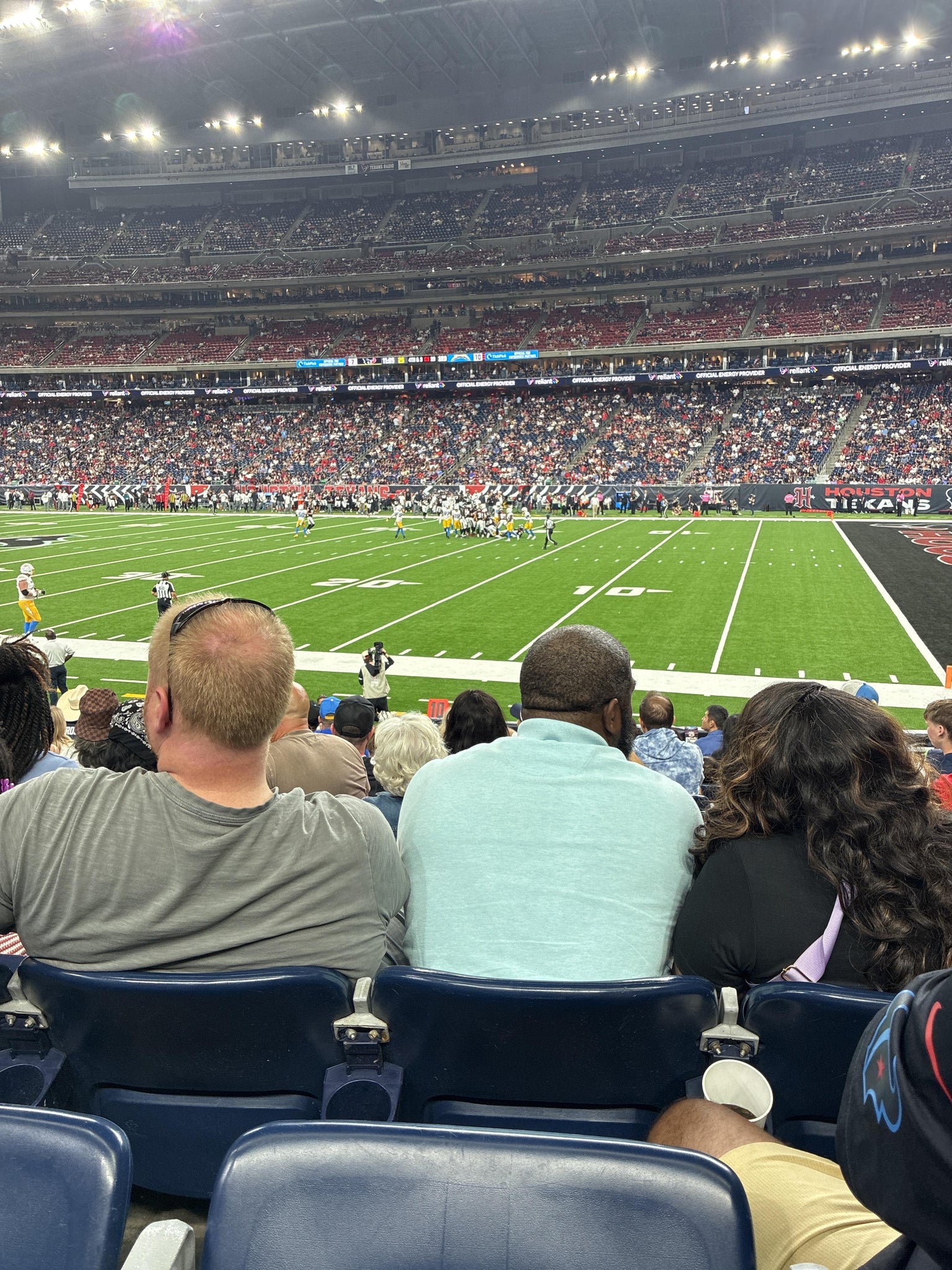 Real Fan View taken from Section 123 at Reliant Stadium by Jessica C