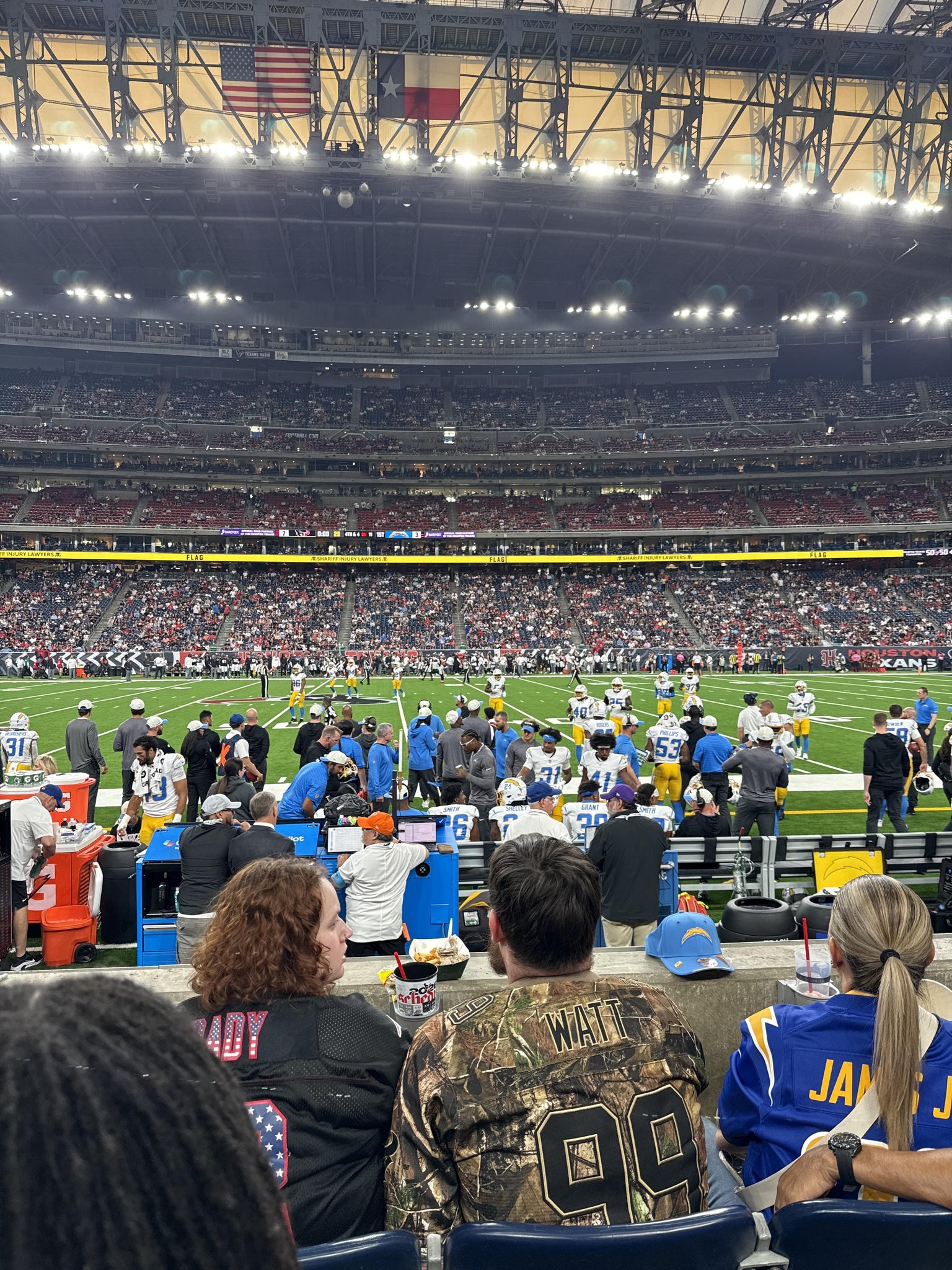 Real Fan View taken from Section 126 at Reliant Stadium by Ariel M