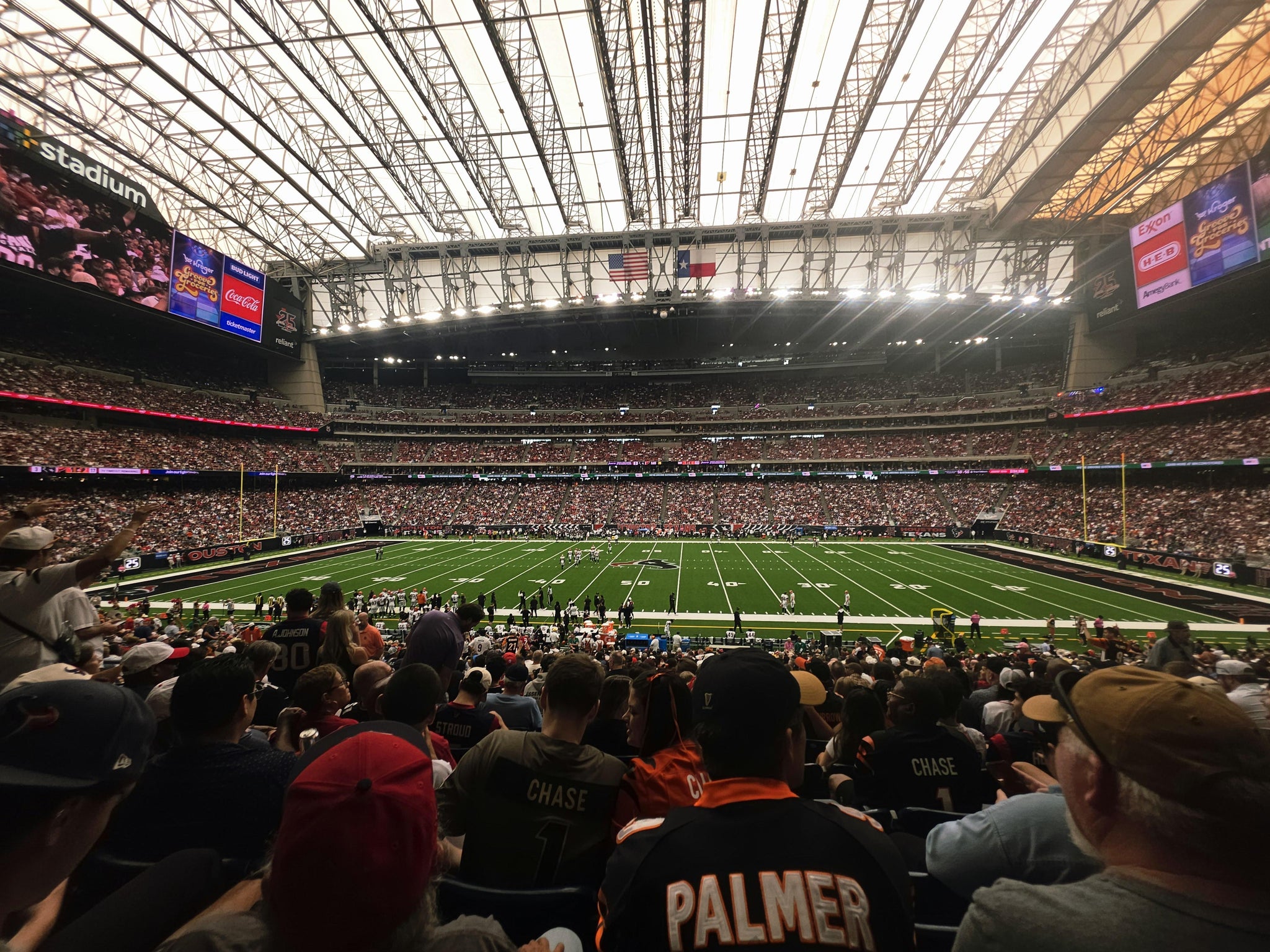 Real Fan View taken from Section 126 at Reliant Stadium by Isidro R