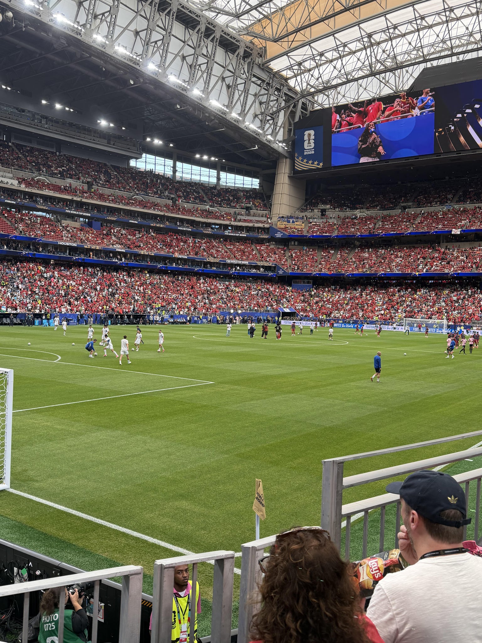 Vue réelle des fans prise de la Section 132 au site Reliant Stadium par Gerardo G